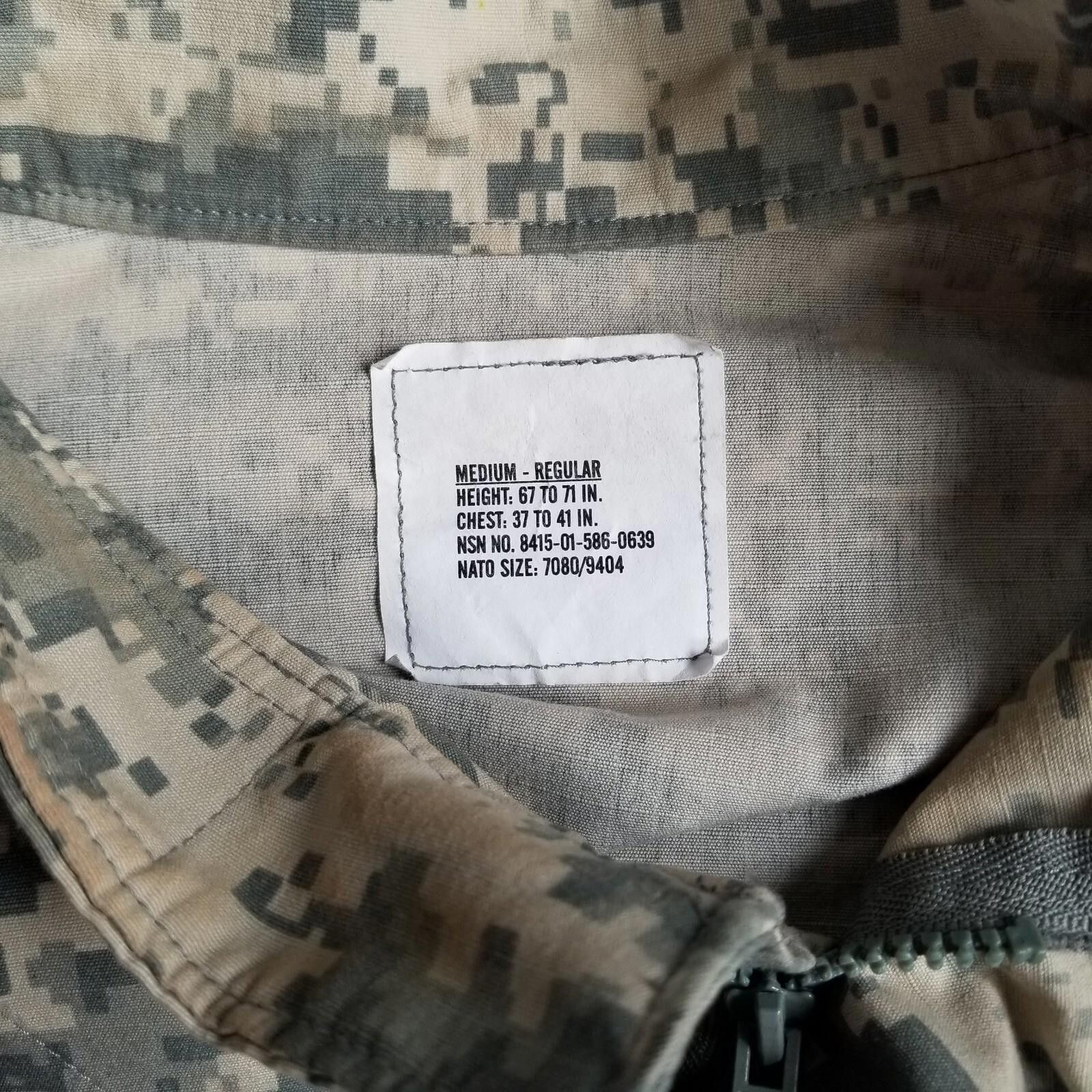 uniform experiment US Military Digital Camo ARMY Fatigue Jacket Medium-Regular Size ONE SIZE - 3 Thumbnail