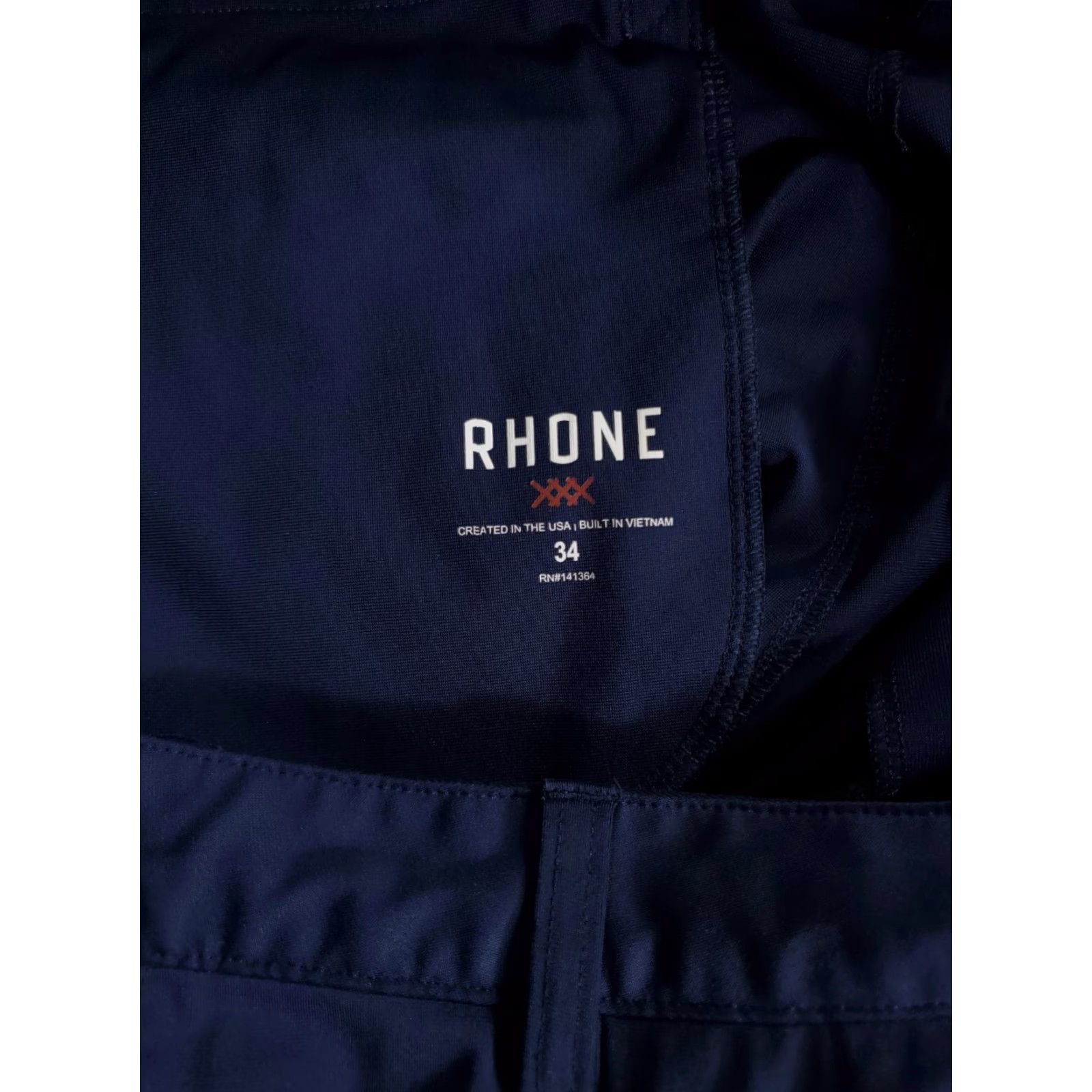 Rhone Rhone Commuter Pants Blue Performance Golf Mens 34x28 Pants Chino Regular 34 28 Men Size US 34 / EU 50 - 3 Thumbnail