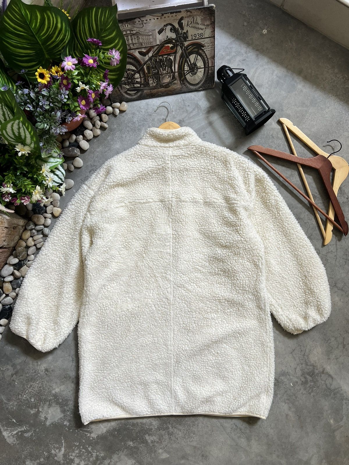 Japanese Brand × Vintage Steals🖤 First Down Deep Pile Quilted Sherpa Long Jacket Size US XXL / EU 58 / 5 - 5 Thumbnail