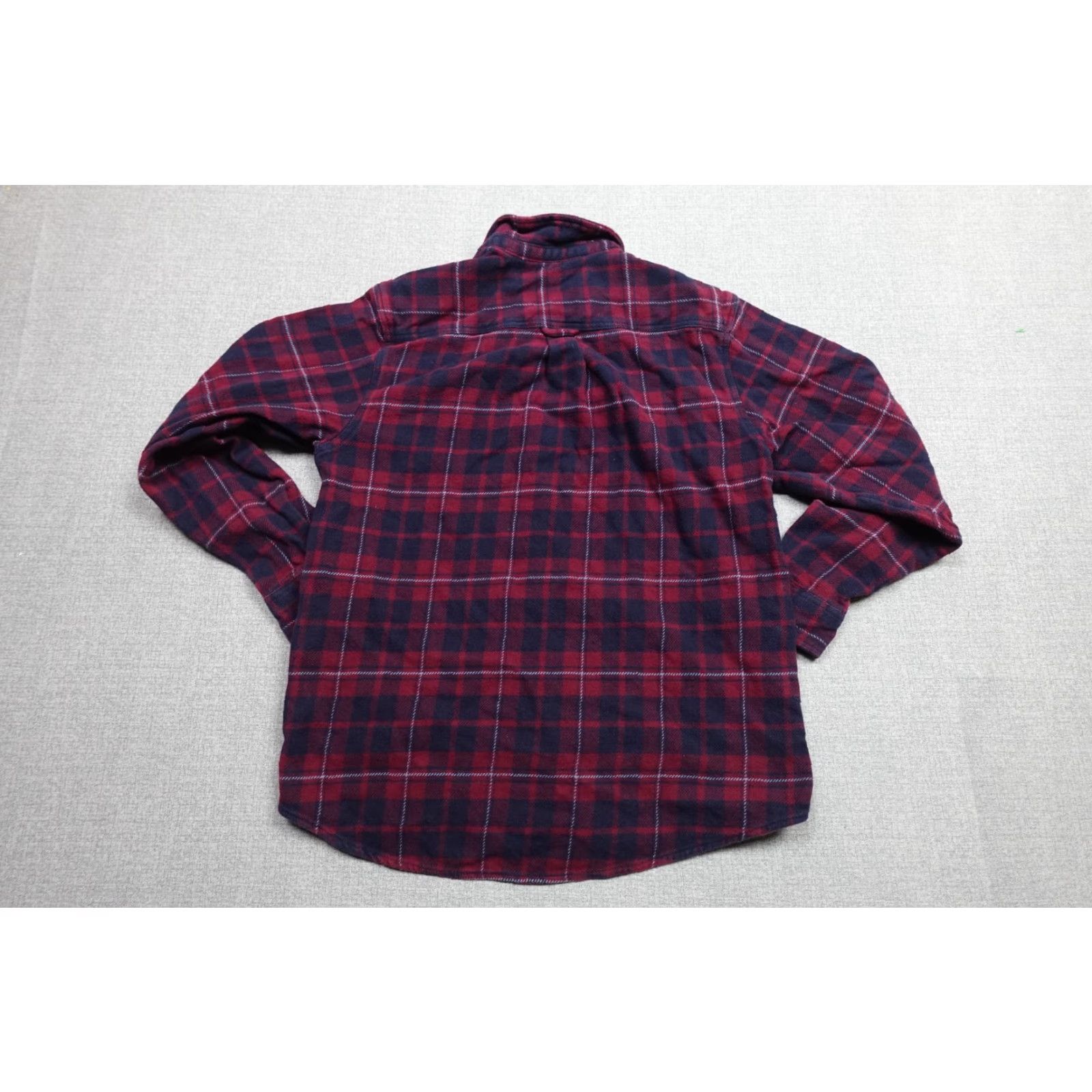 Orvis Orvis Flannel Shirt Mens Large Red Navy Plaid Button-Up Long Sleeve Casual Outdoor Work Shirt Size US L / EU 52-54 / 3 - 5 Thumbnail