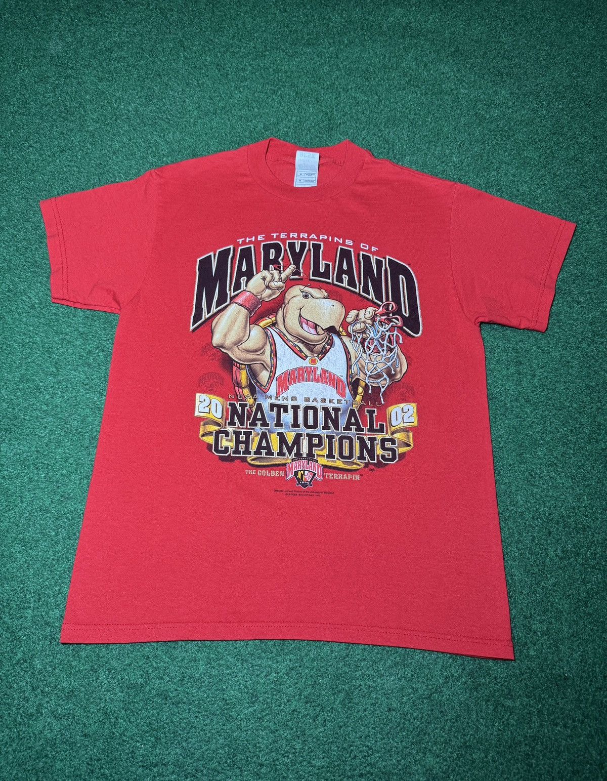 Vintage Maryland Terrapins Basketball National Champs Y2K M T Shirt Size US M / EU 48-50 / 2 - 1 Thumbnail