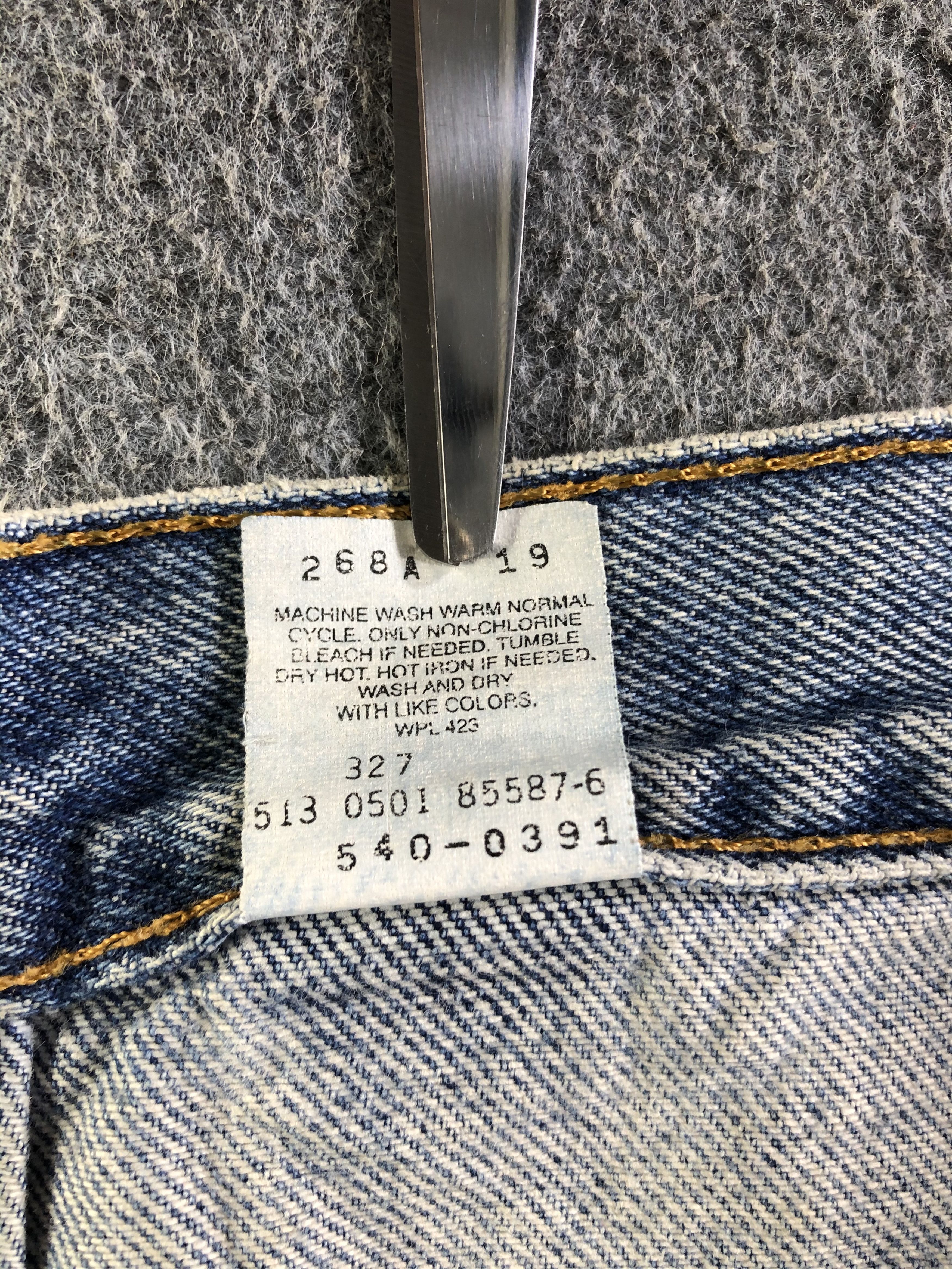 Levi's Vintage 90s Blue Wash Levis 540 Jeans-J4232 Size US 41 - 10 Thumbnail