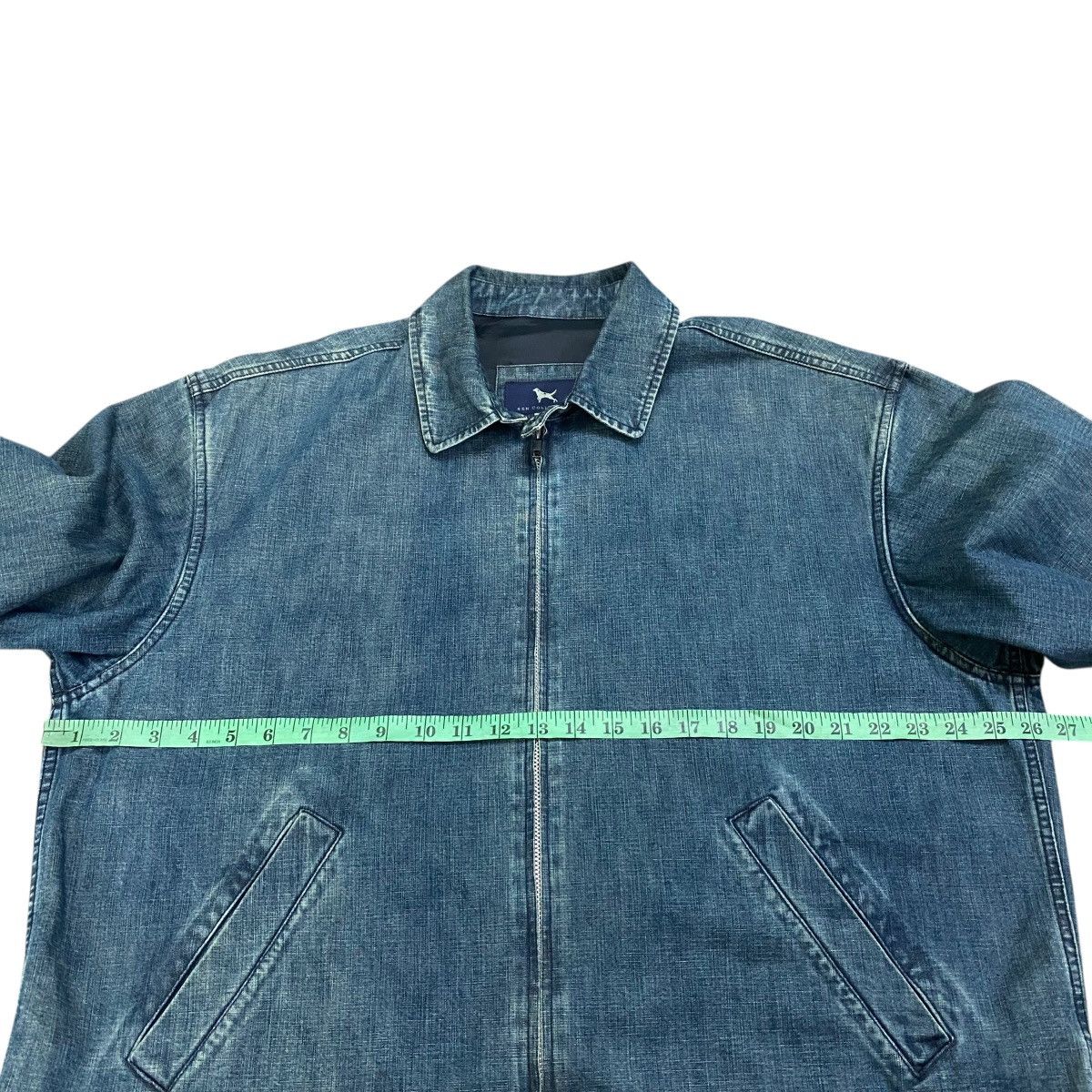 Japanese Brand Vintage Unique Retro Ken Collection indigo denim Zipper Size US L / EU 52-54 / 3 - 13 Thumbnail