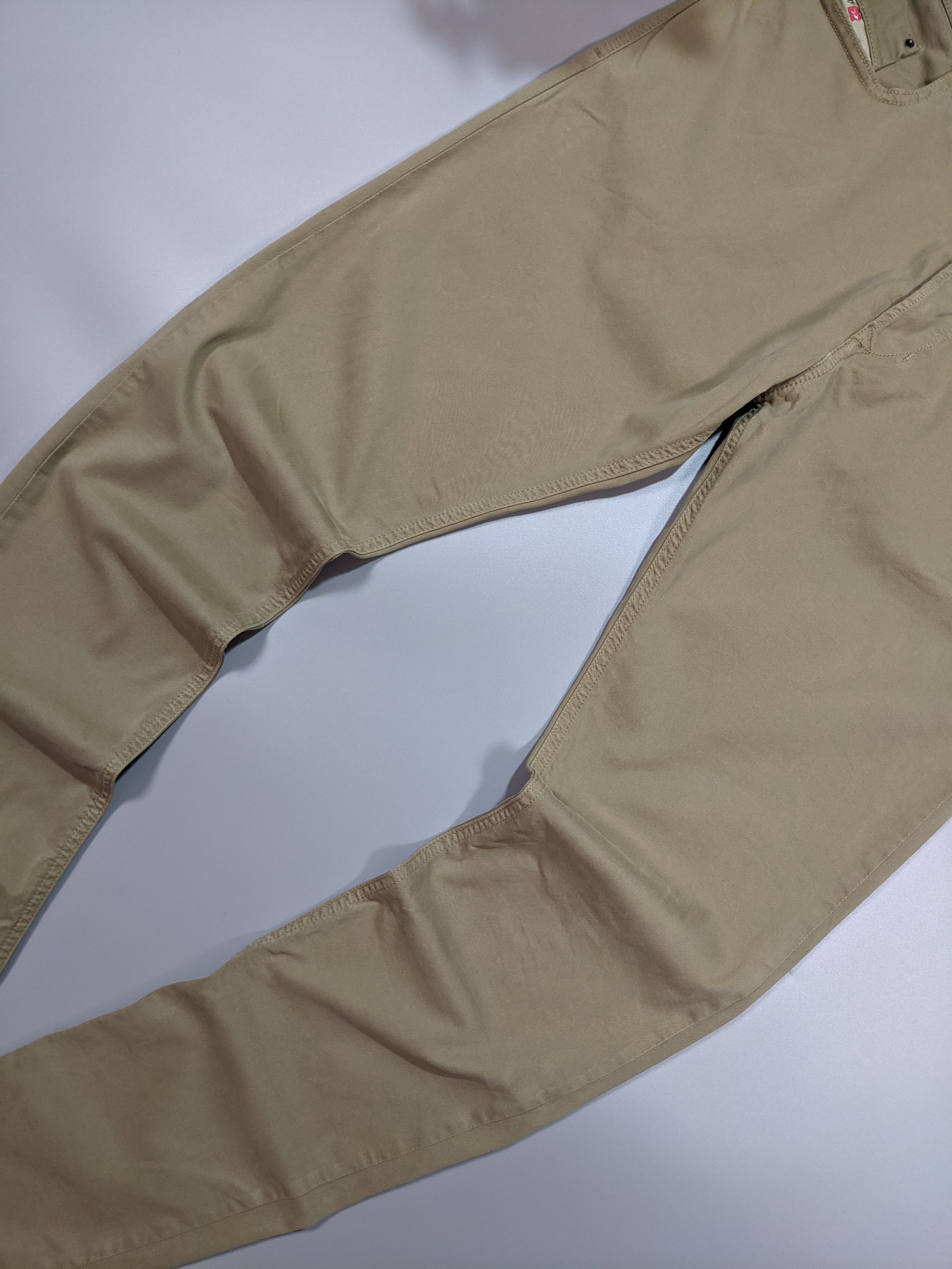 Diesel × Vintage VIntage DIESEL Mens Biege Pants W33 L33 Made in Italy Size US 33 - 3 Thumbnail
