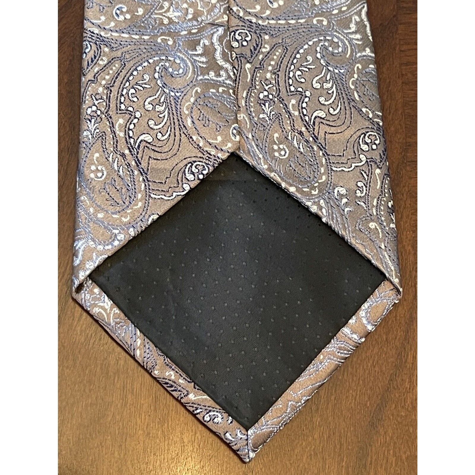 Other Platinum Designs Brown Blue Hand Made Silk Made In China Size ONE SIZE - 2 Thumbnail