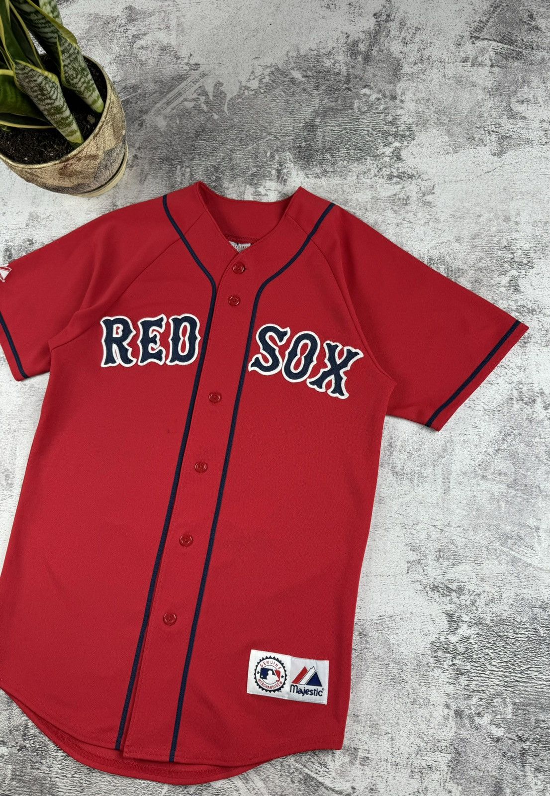 Majestic Vintage Boston Red Sox Varsity Made in USA Jersey T Shirt Tee Size US S / EU 44-46 / 1 - 3 Thumbnail