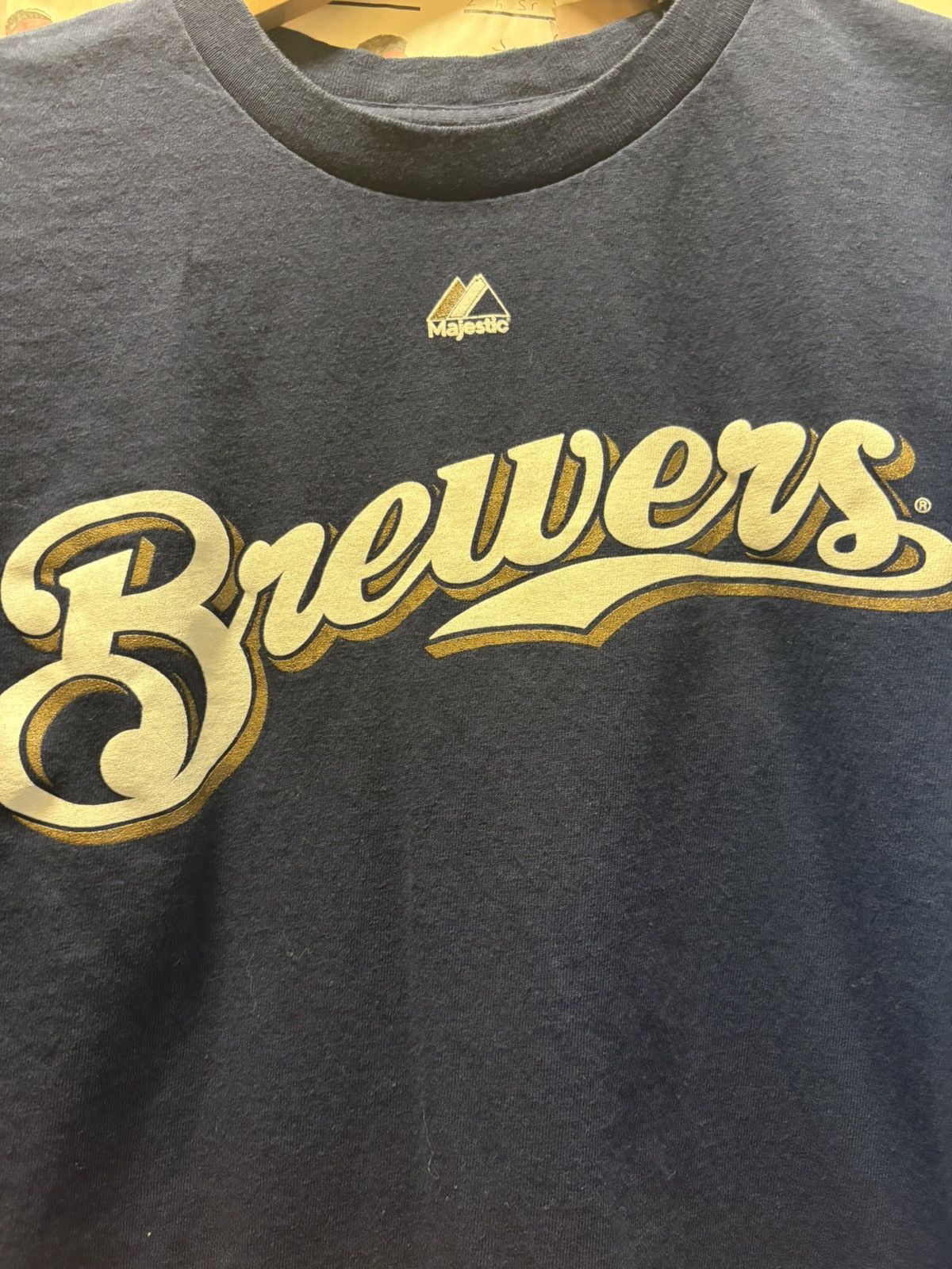 Vintage Vintage Milwaukee Brewers Tee shirt Size US L / EU 52-54 / 3 - 2 Thumbnail