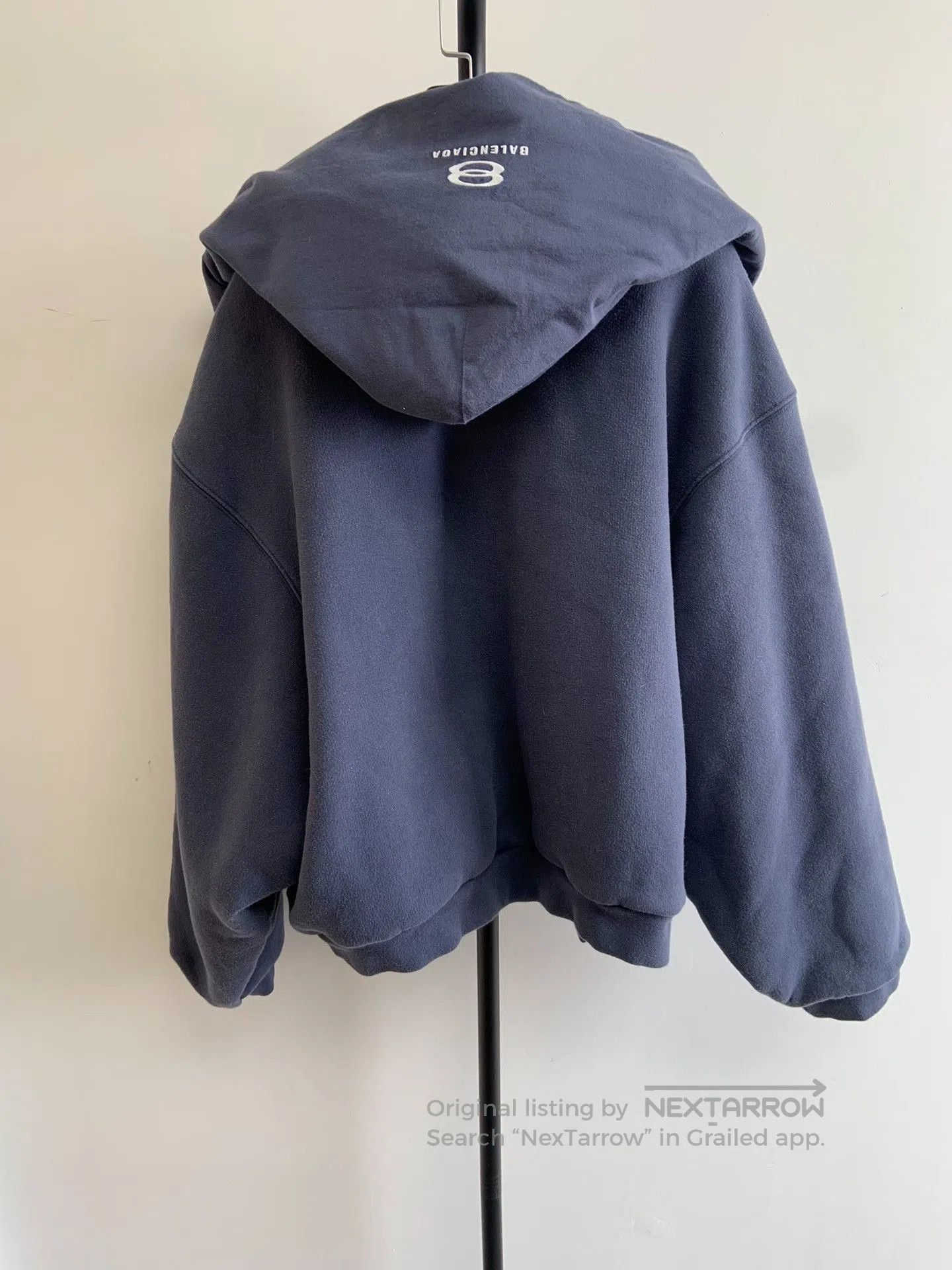 Balenciaga Balenciaga Logo Print Hooded Pullover. Size XXS / US 00 / IT 34 - 2 Thumbnail