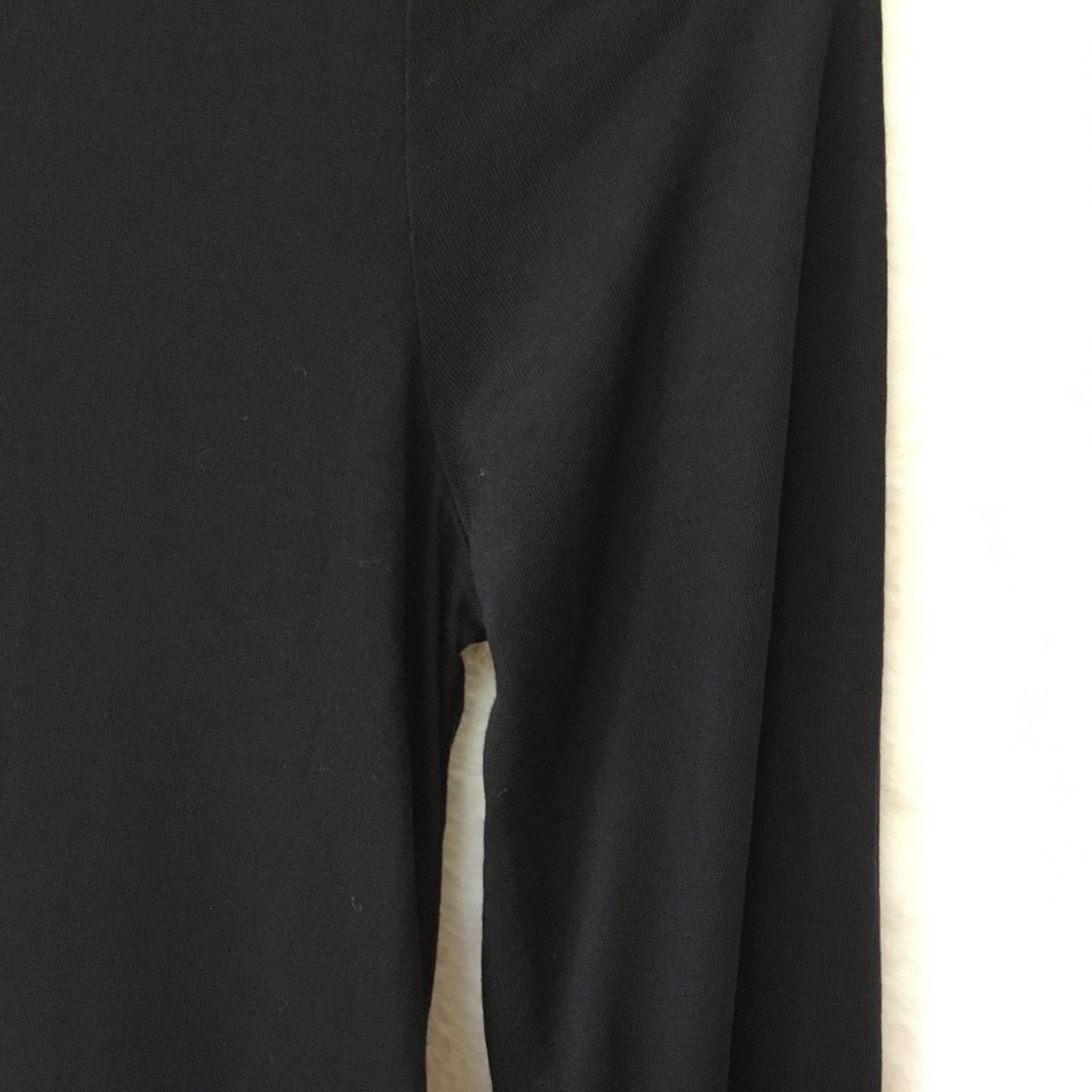 Bcbgmaxazria BCBGMaxaZria Black High & Low Long Sleeve Top Size S / US 4 / IT 40 - 5 Thumbnail
