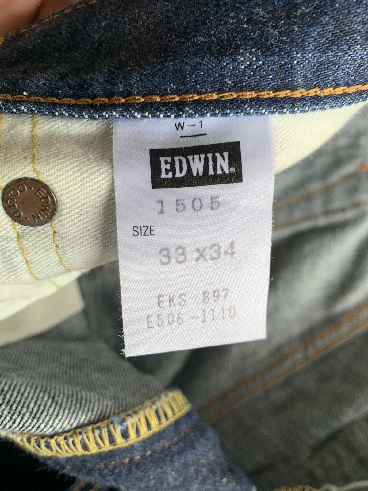 Japanese Brand VINTAGE EDWIN 505 SELVEDGE BAGGY JAPANESE DENIM Size US 32 / EU 48 - 17 Thumbnail