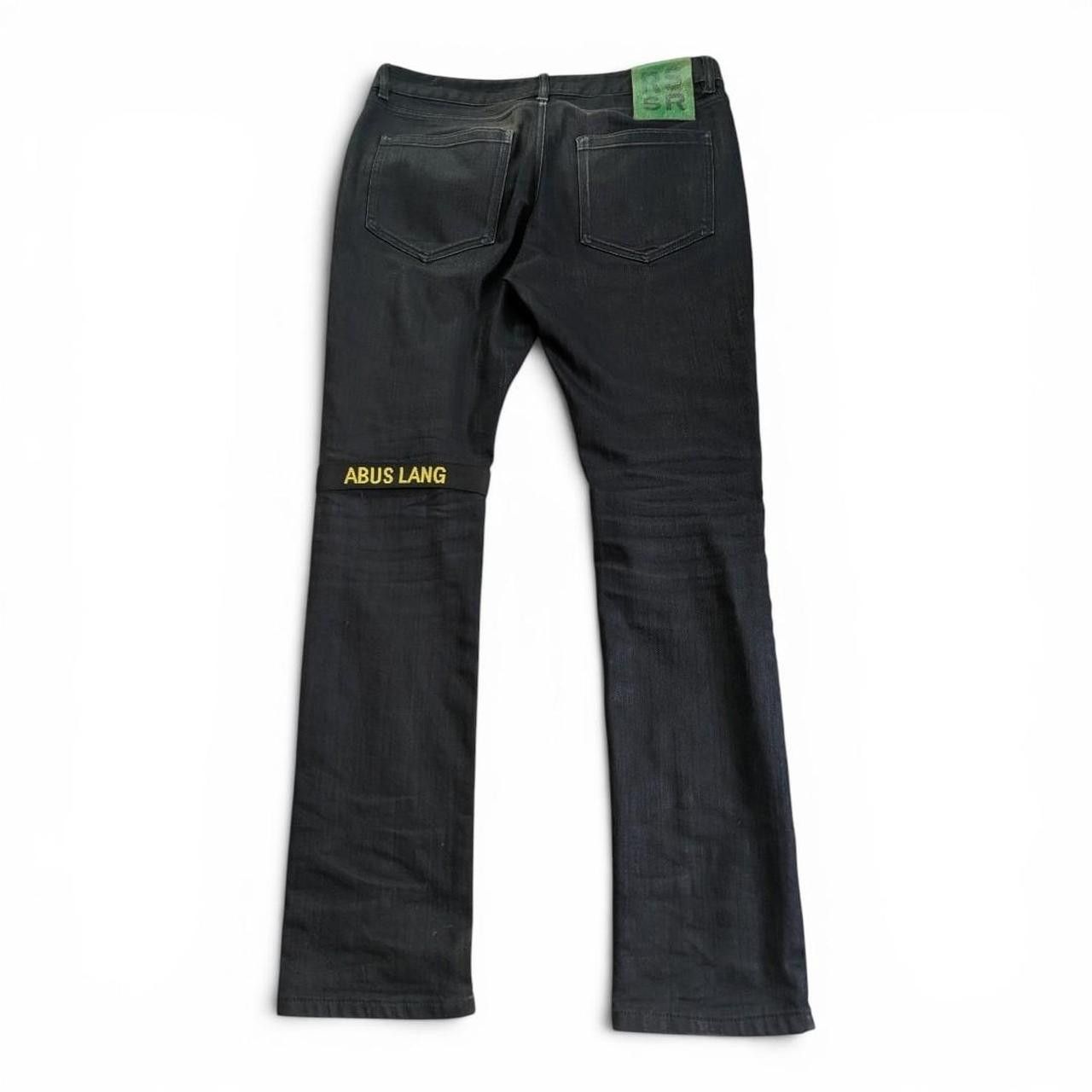 Raf Simons Raf Simons Black Waxed Denim Abus Lang Size US 32 / EU 48 - 2 Thumbnail