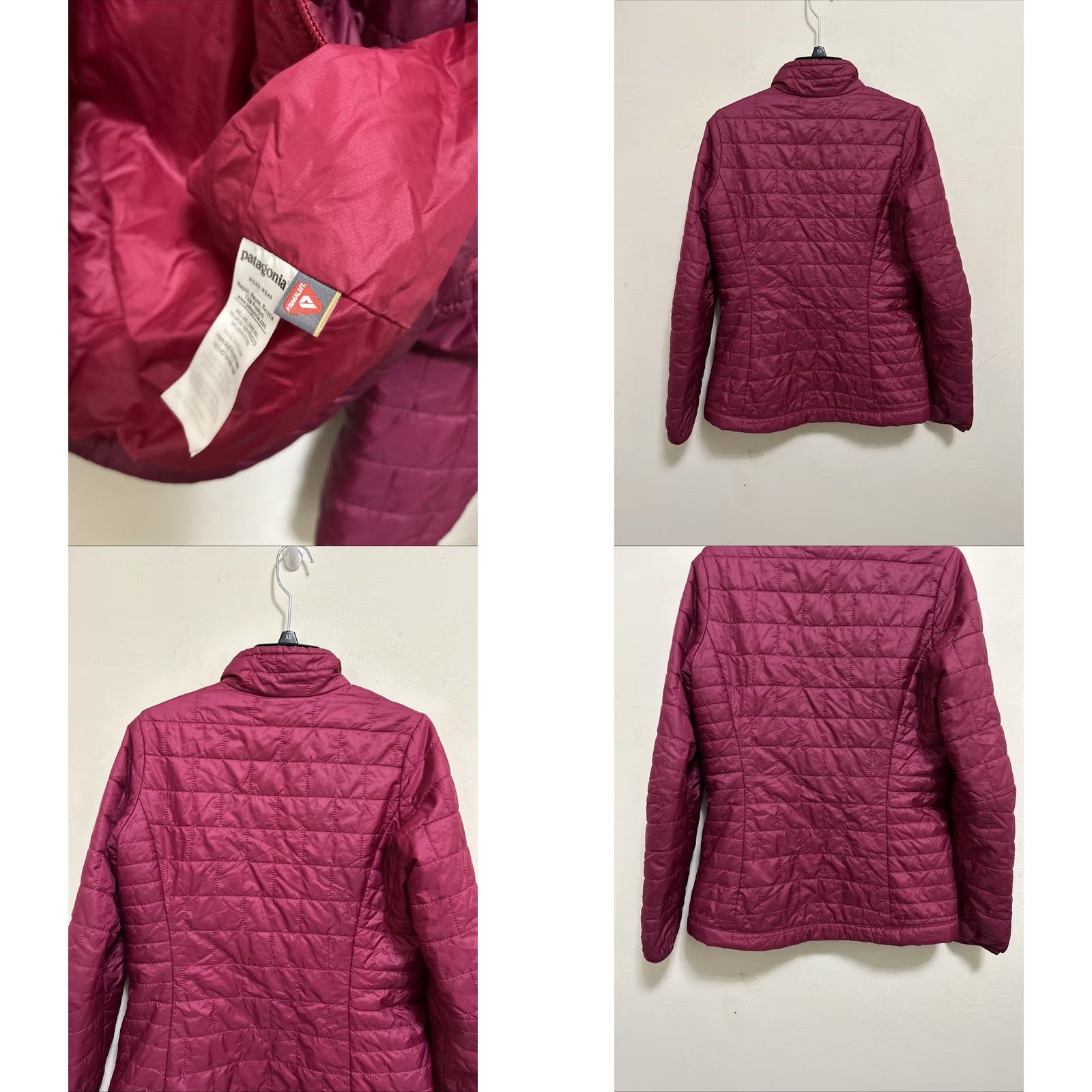 Patagonia Patagonia Nano Puff Primaloft Insulated Jacket Womens XS Pink Full Zip Size XS / US 0-2 / IT 36-38 - 8 Thumbnail