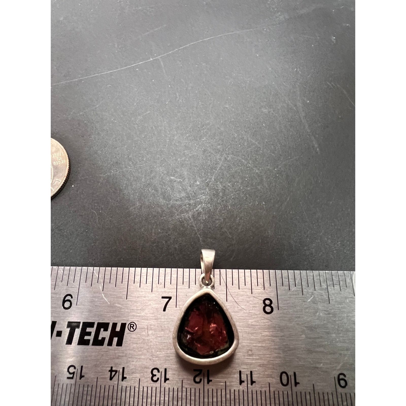 Other NEW Watermelon tourmaline slice 925 pendant 3.90 grams Size ONE SIZE - 3 Thumbnail