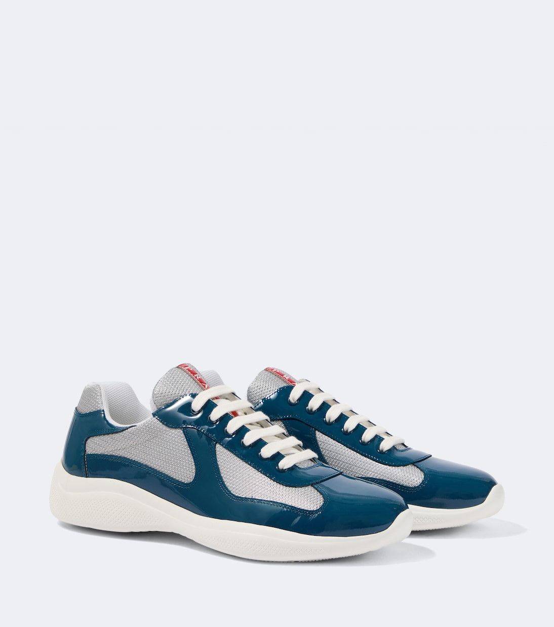Prada America's Cup Sneakers In Blue, Men's (Size 9)