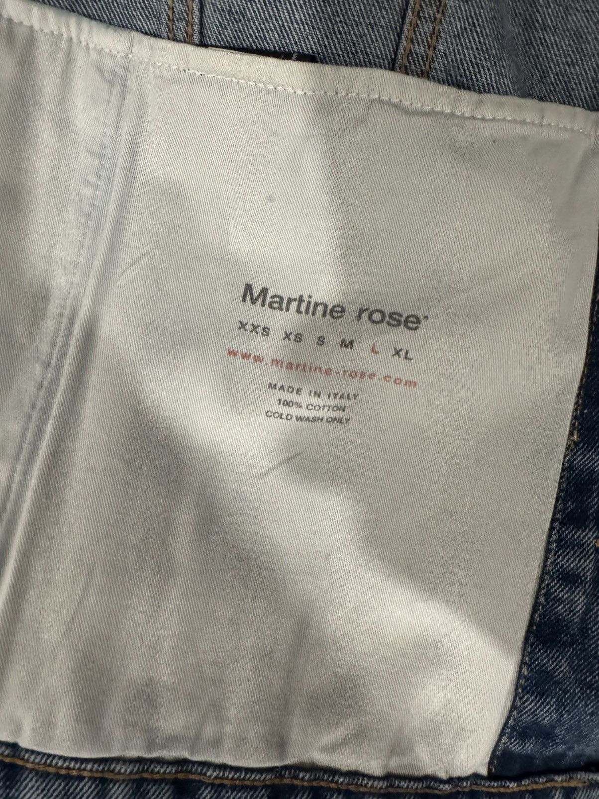 Martine Rose Oversized Denim Jacket Size US L / EU 52-54 / 3 - 4 Thumbnail