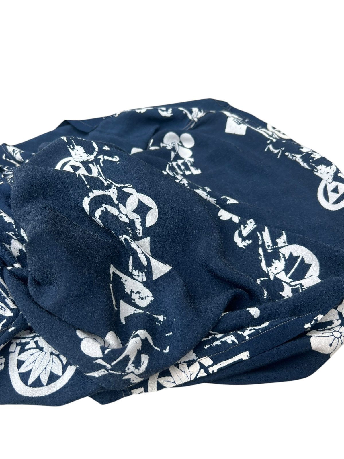 Blue Blue Japan Blue Blue Special Okra Indigo Dyed Hawaiian Shirt Size 4 Size US XL / EU 56 / 4 - 24 Thumbnail