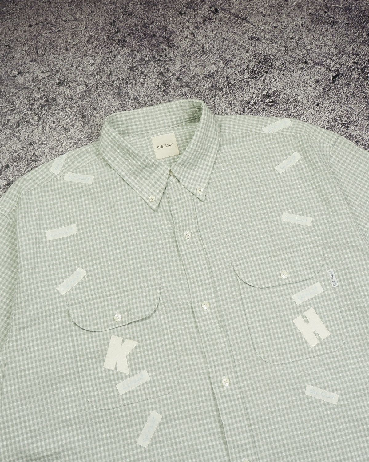 Karl Helmut Vintage Karl Helmut Japanese Gingham Shirt Size US M / EU 48-50 / 2 - 3 Thumbnail