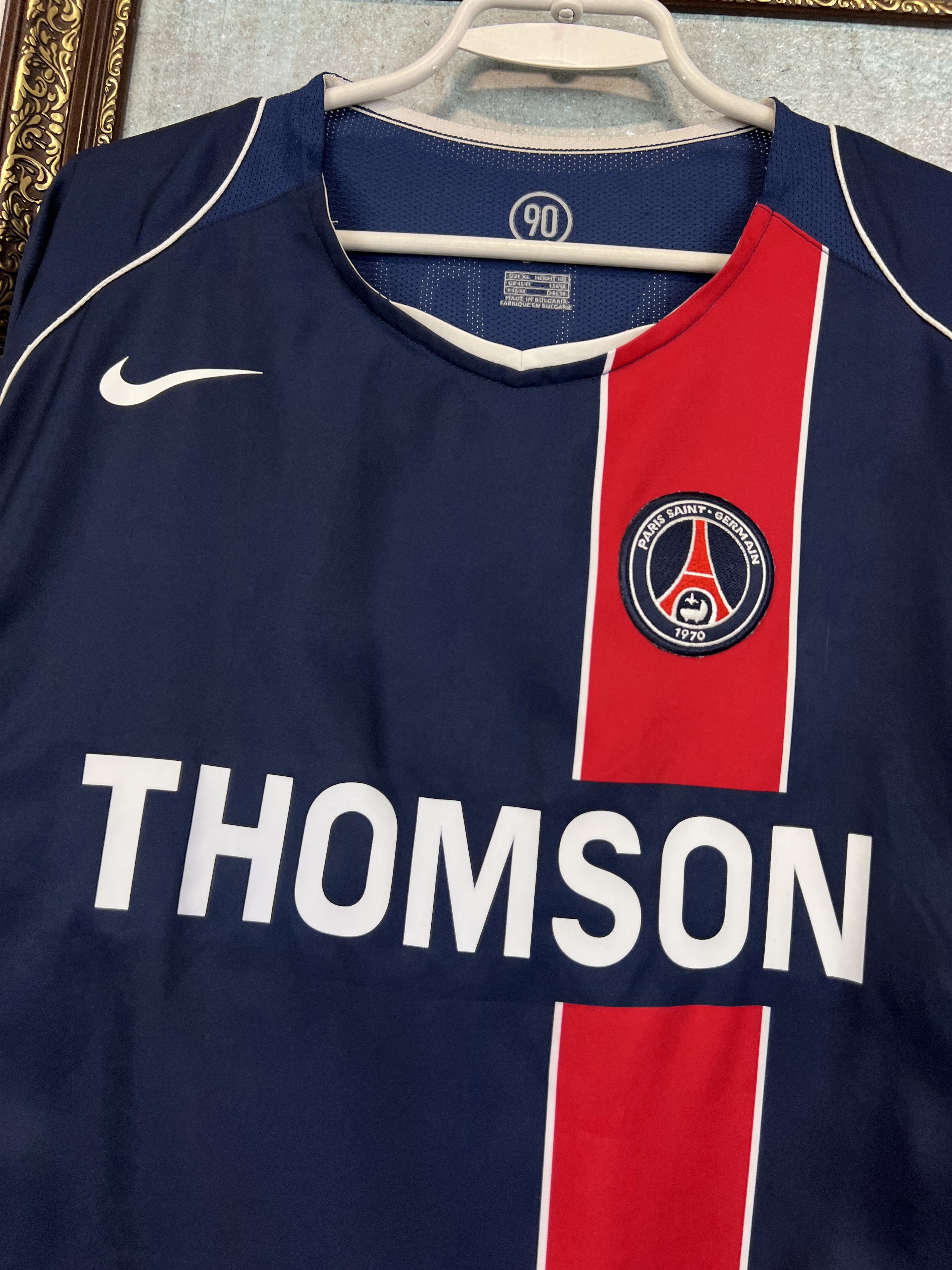 Nike Paris Saint-Germain PSG football shirt #10 Ronaldinho Jersey Size US XL / EU 56 / 4 - 3 Thumbnail