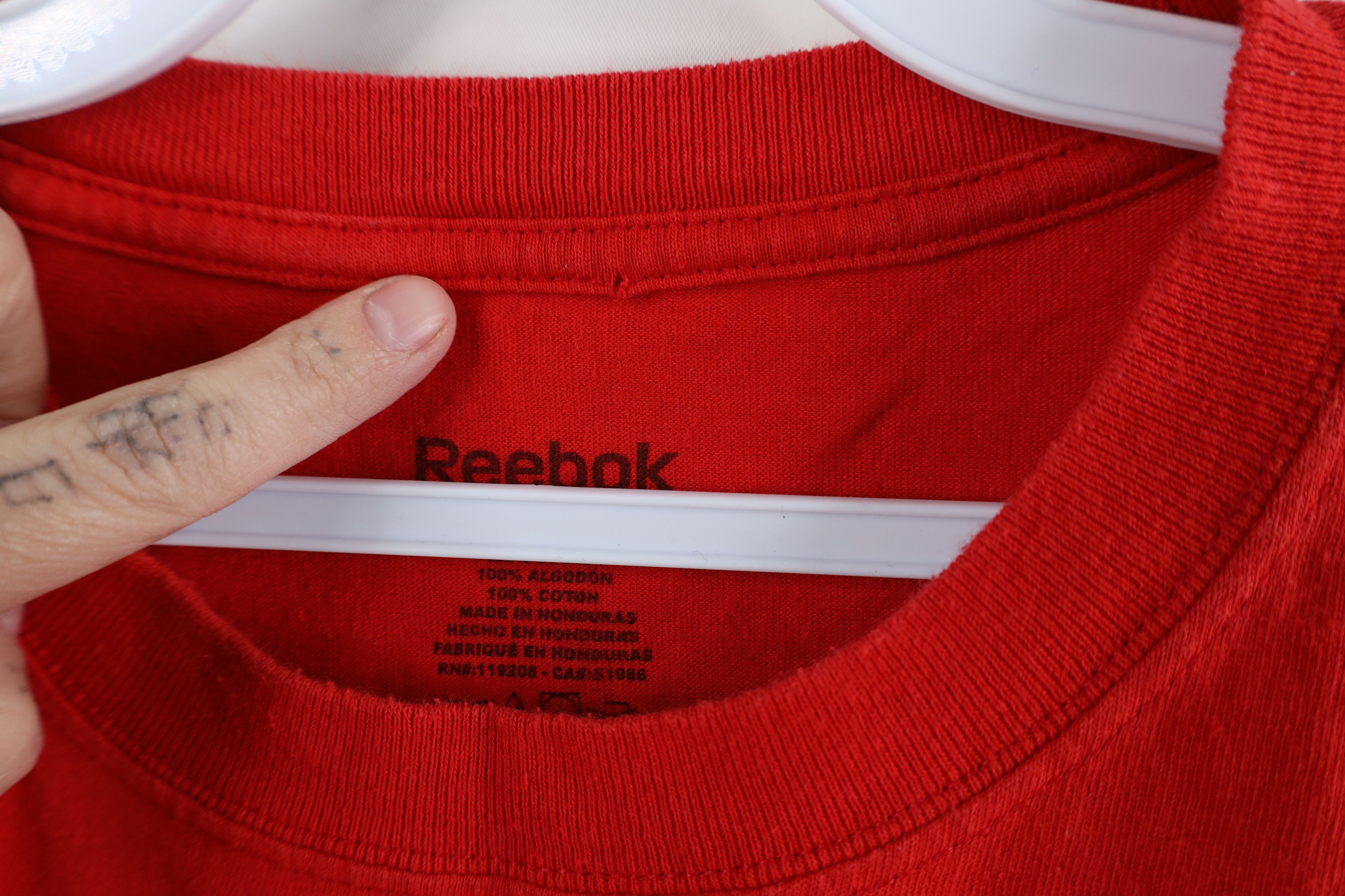 Reebok × Vintage Vintage Reebok Detroit Red Wings Hockey Jersey T-Shirt Size US L / EU 52-54 / 3 - 8 Thumbnail