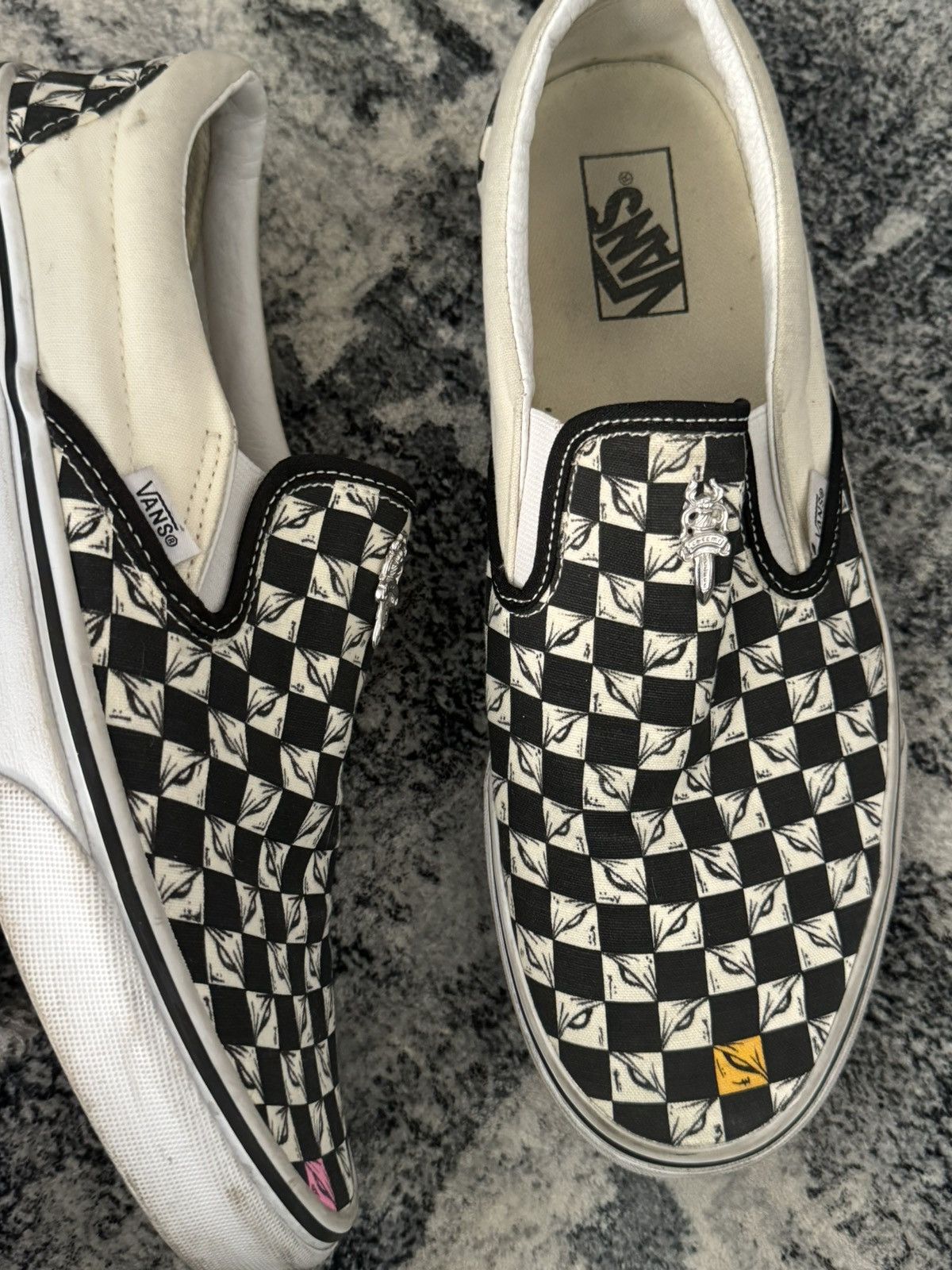 Chrome Hearts Chrome Hearts Matty Boy Checkered Vans Mens Size 11 Size US 11 / EU 44 - 6 Thumbnail