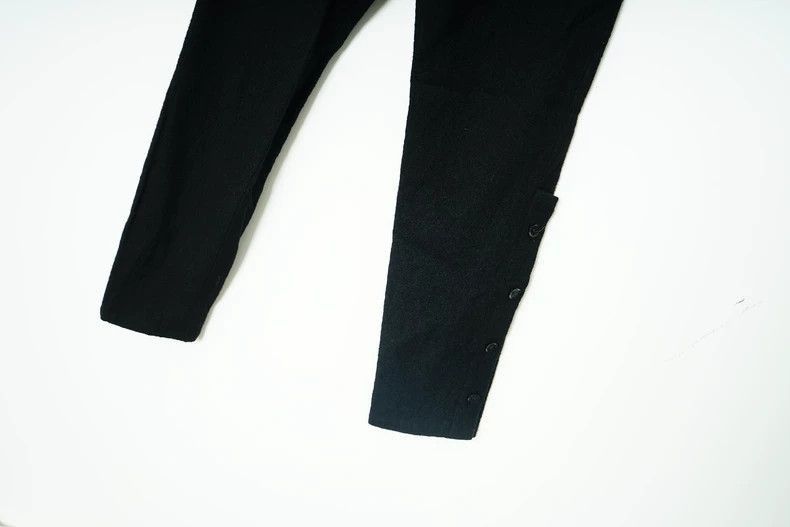 Yohji Yamamoto Yohji Yamamoto Yohji Yamamoto Slim Fit Wool Pants Size US 30 / EU 46 - 4 Thumbnail