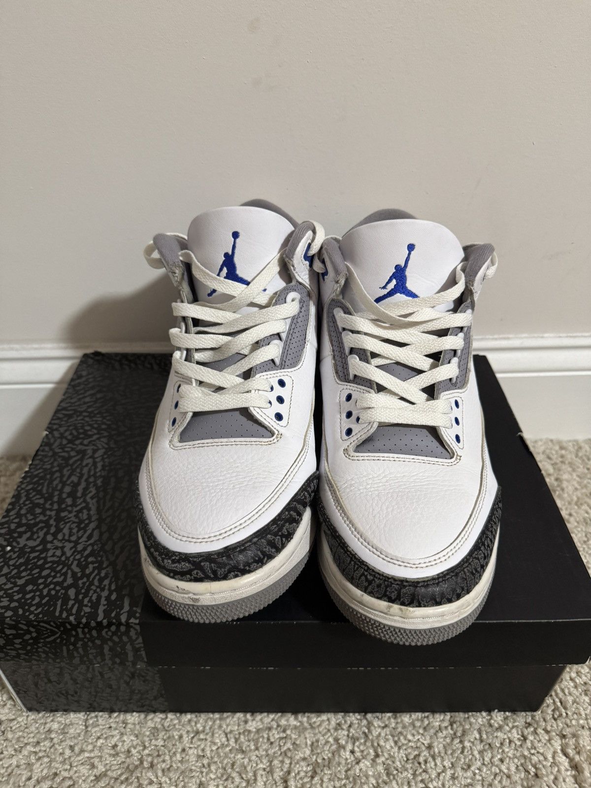 Jordan Brand Air Jordan 3 Retro Racer Blue Size US 10.5 / EU 43-44 - 2 Thumbnail
