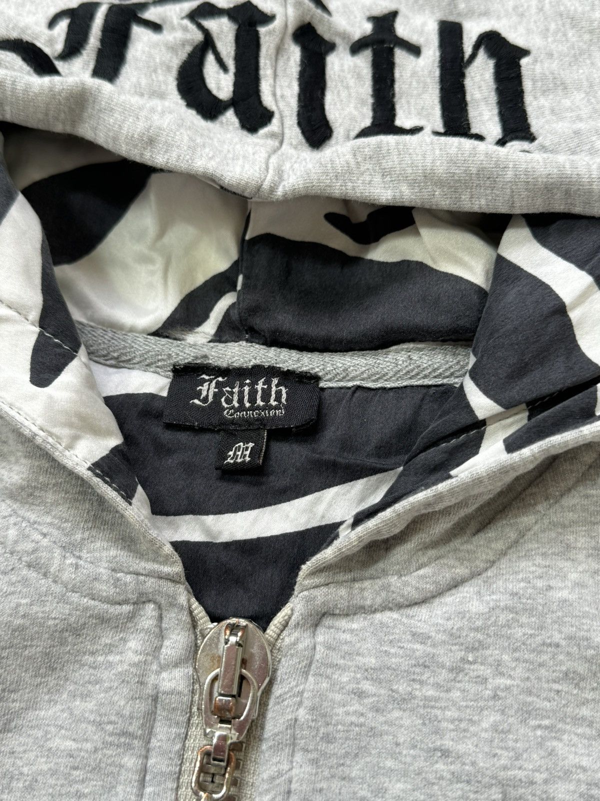 Faith Connexion FAITH CONNEXION CHROME HEARTS STYLE ZIP HOODIE Size M / US 6-8 / IT 42-44 - 5 Thumbnail