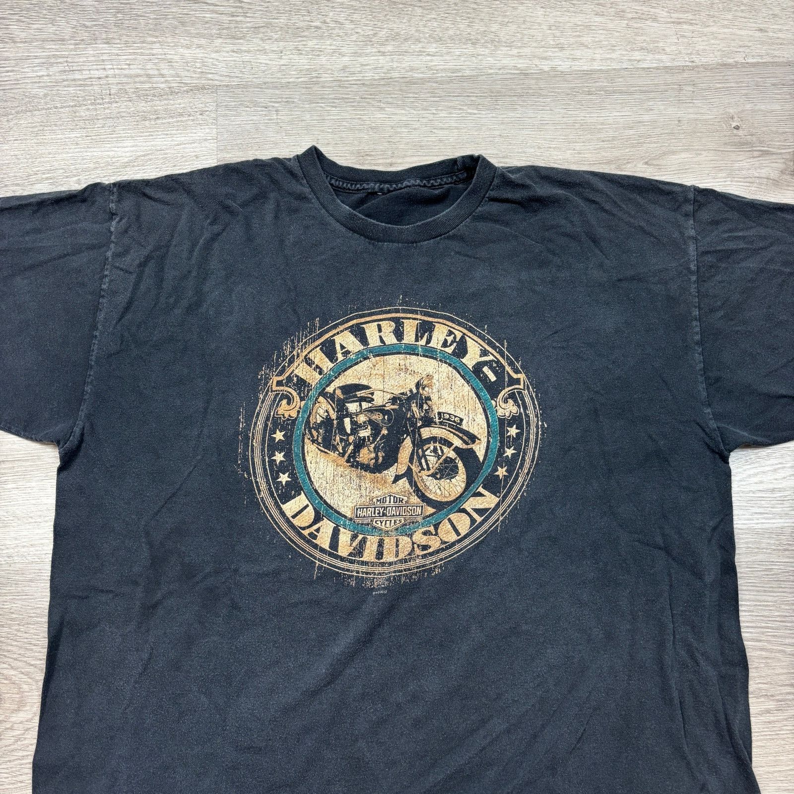 Harley Davidson Harley Davidson Eagle T Shirt Men's XL Biker Grunge Goth Size US XL / EU 56 / 4 - 2 Thumbnail