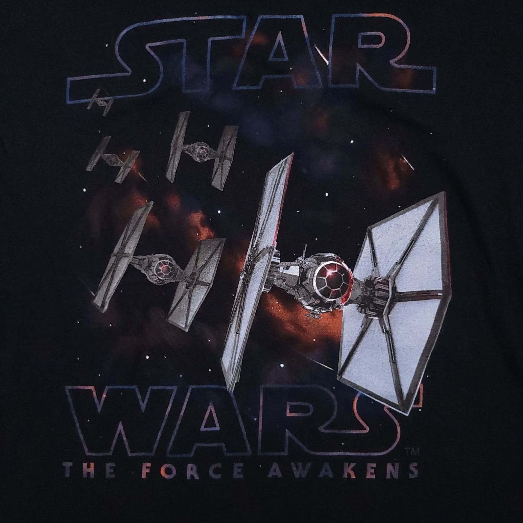 Star Wars Star Wars The Force Awakens Mens XL Black Graphic T-Shirt Short Sleeve Size US XL / EU 56 / 4 - 4 Thumbnail