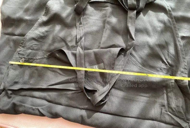 Yohji Yamamoto Yohji Yamamoto Black Strap Skirt Size 25" / US 0 / IT 36 - 6 Thumbnail