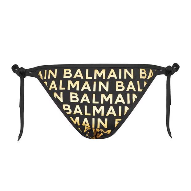 Balmain o1g2r1mq0924 Size: 40 / All Over Print Bikini Black & Golden Size ONE SIZE - 2 Thumbnail