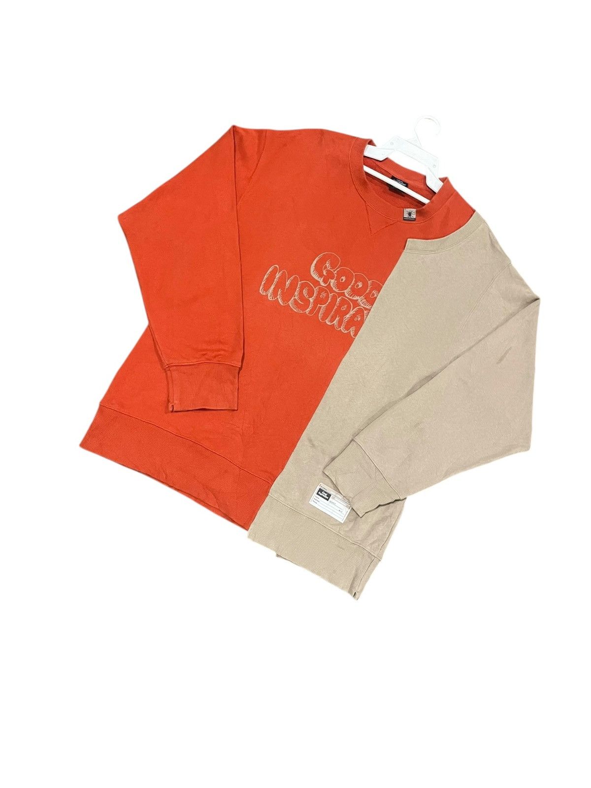 Maison MIHARA YASUHIRO Miharayasuhiro Good Inspiration Half Split Jumper Sweater Size US XL / EU 56 / 4 - 4 Thumbnail