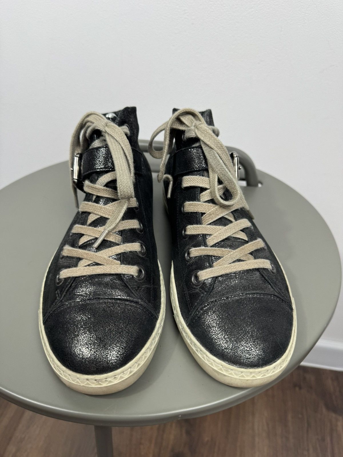 Other Paul Green Black High Top Sneakers Buckle Shoes 39 Size US 8 / IT 38 - 13 Thumbnail