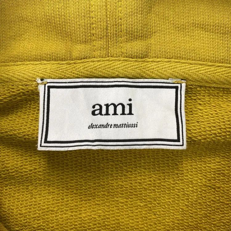 AMI AMI Small Heart De Coeur Yellow Hoodie Size US S / EU 44-46 / 1 - 5 Thumbnail