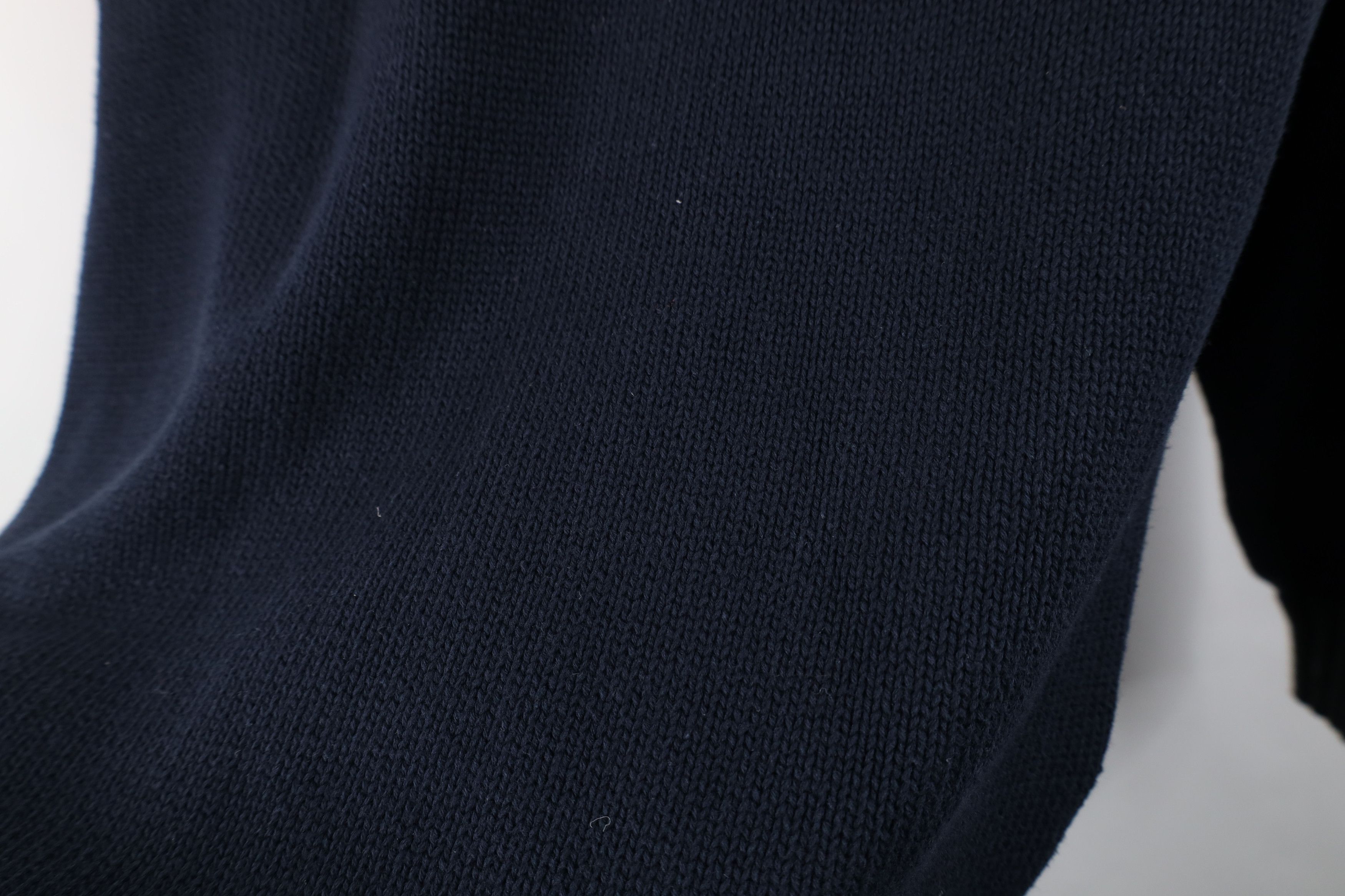 Nautica Vintage 90s Nautica Heavyweight Cotton Knit V-Neck Sweater Size US XL / EU 56 / 4 - 6 Thumbnail