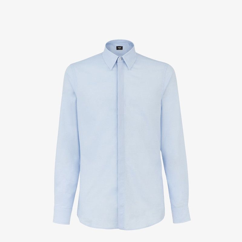 Fendi o1B3y1r0526 Shirt in Sky Blue Size US L / EU 52-54 / 3 - 1 Thumbnail