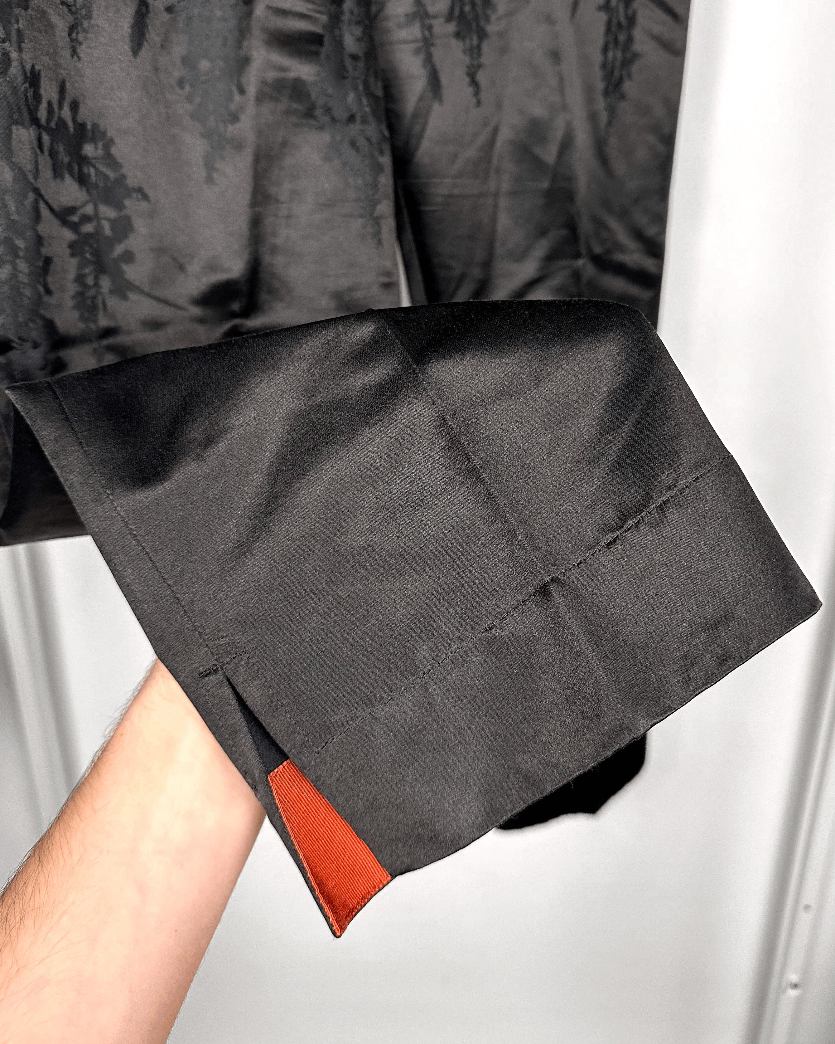 Ann Demeulemeester Ann Demeulemeester Floral Satin Cropped Pants Size US 36 / EU 52 - 5 Thumbnail