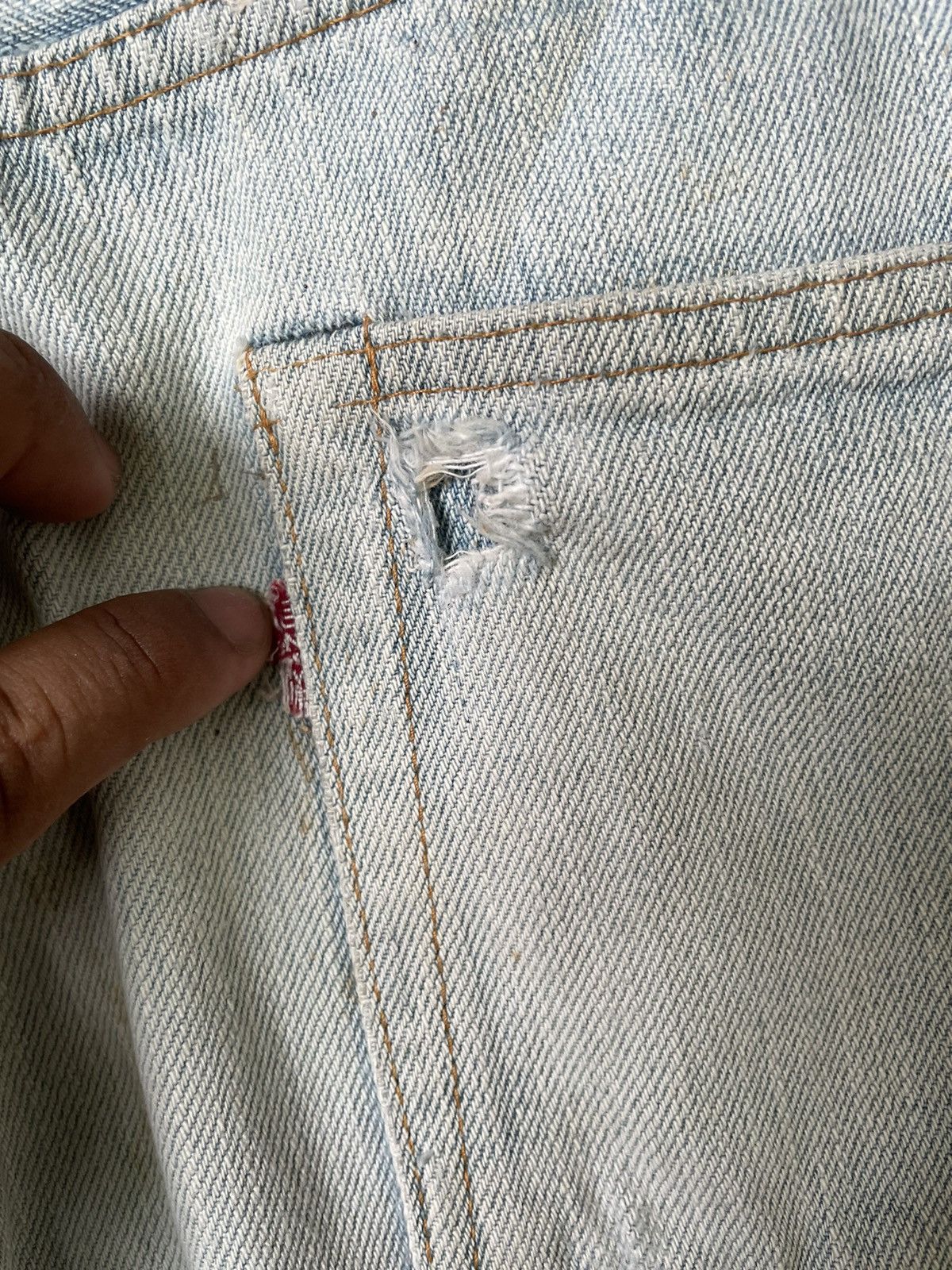 Denime × Japanese Brand × Vintage Vintage Denime Light Washed Style Jean Size US 30 / EU 46 - 10 Thumbnail