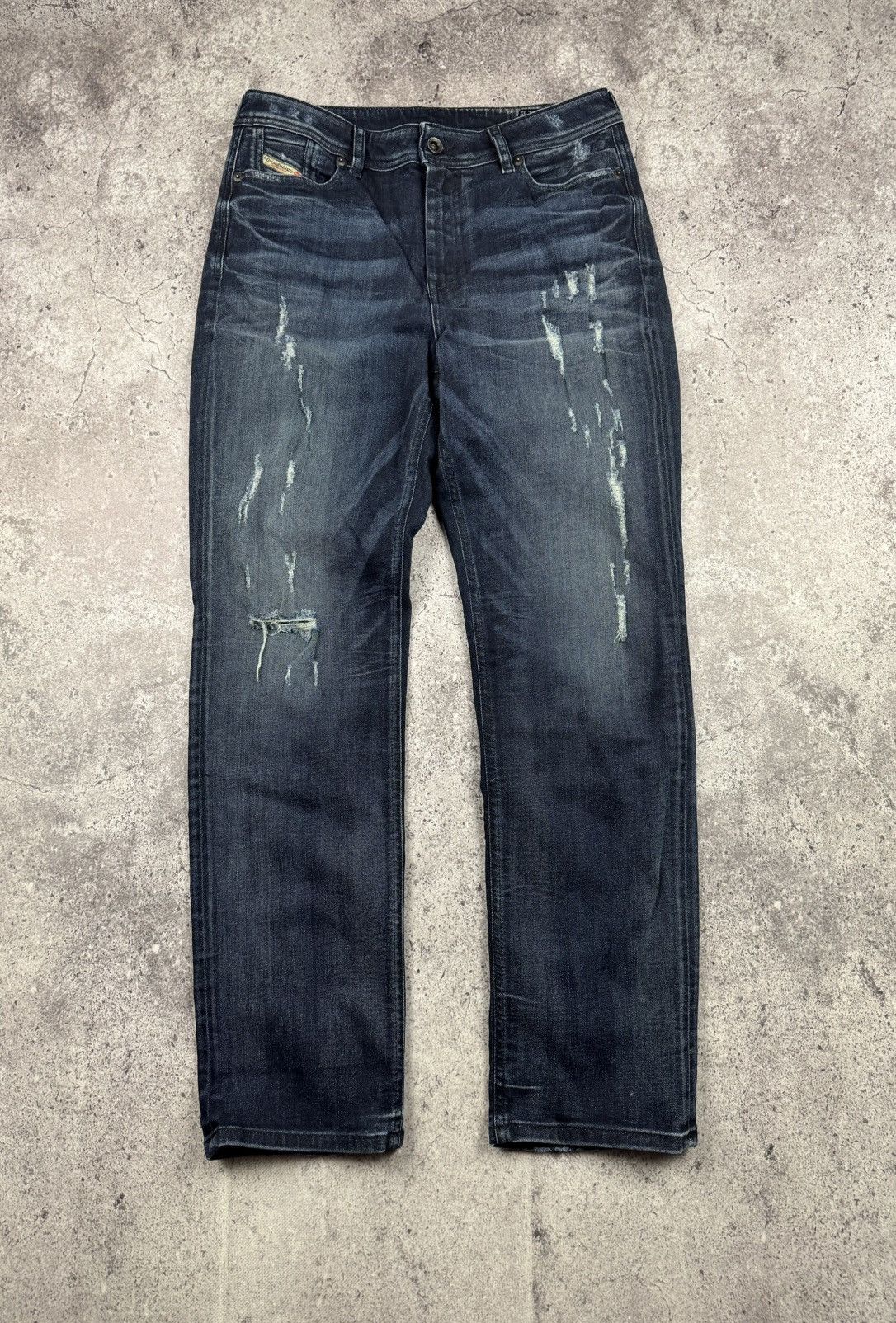 Diesel Vintage Y2K Diesel Distressed Jeans Japanesse Rare Denim Size US 29 - 1 Thumbnail