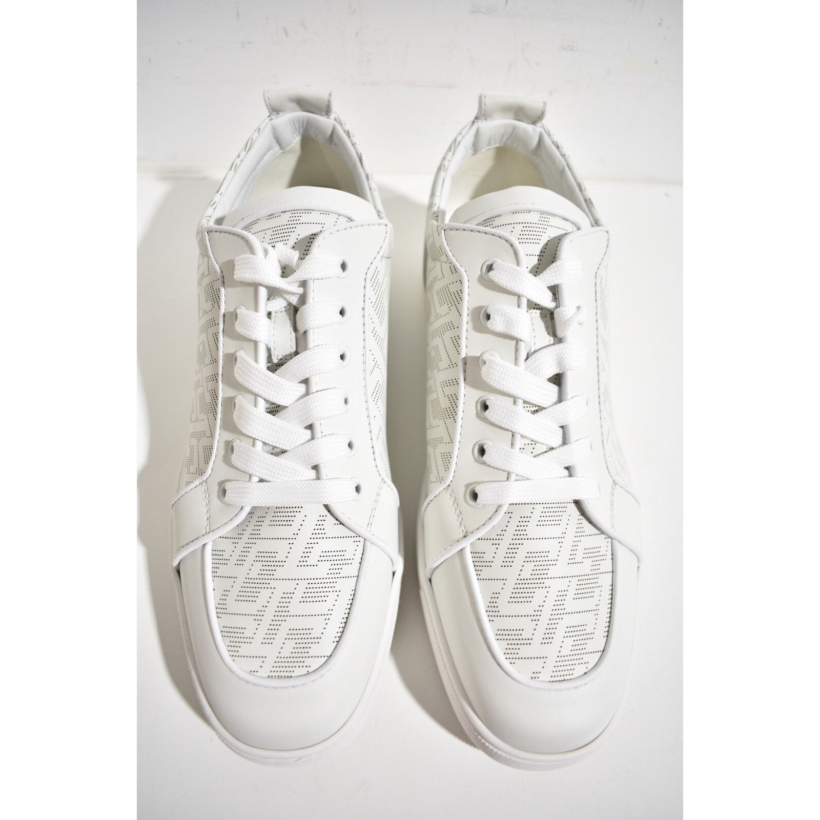 Christian Louboutin Christian Louboutin Mens Rantulow Orlato Flat White Techno Size US 13 / EU 46 - 7 Thumbnail