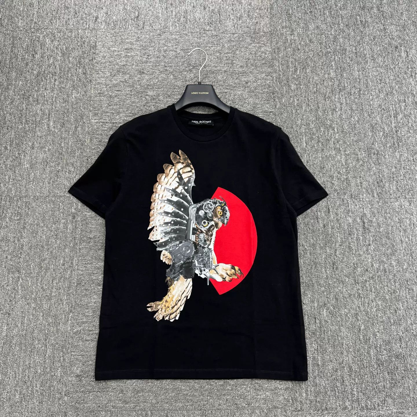 Neil Barrett Neil Barrett Mechanical Owl T-Shirt Size US M / EU 48-50 / 2 - 1 Thumbnail
