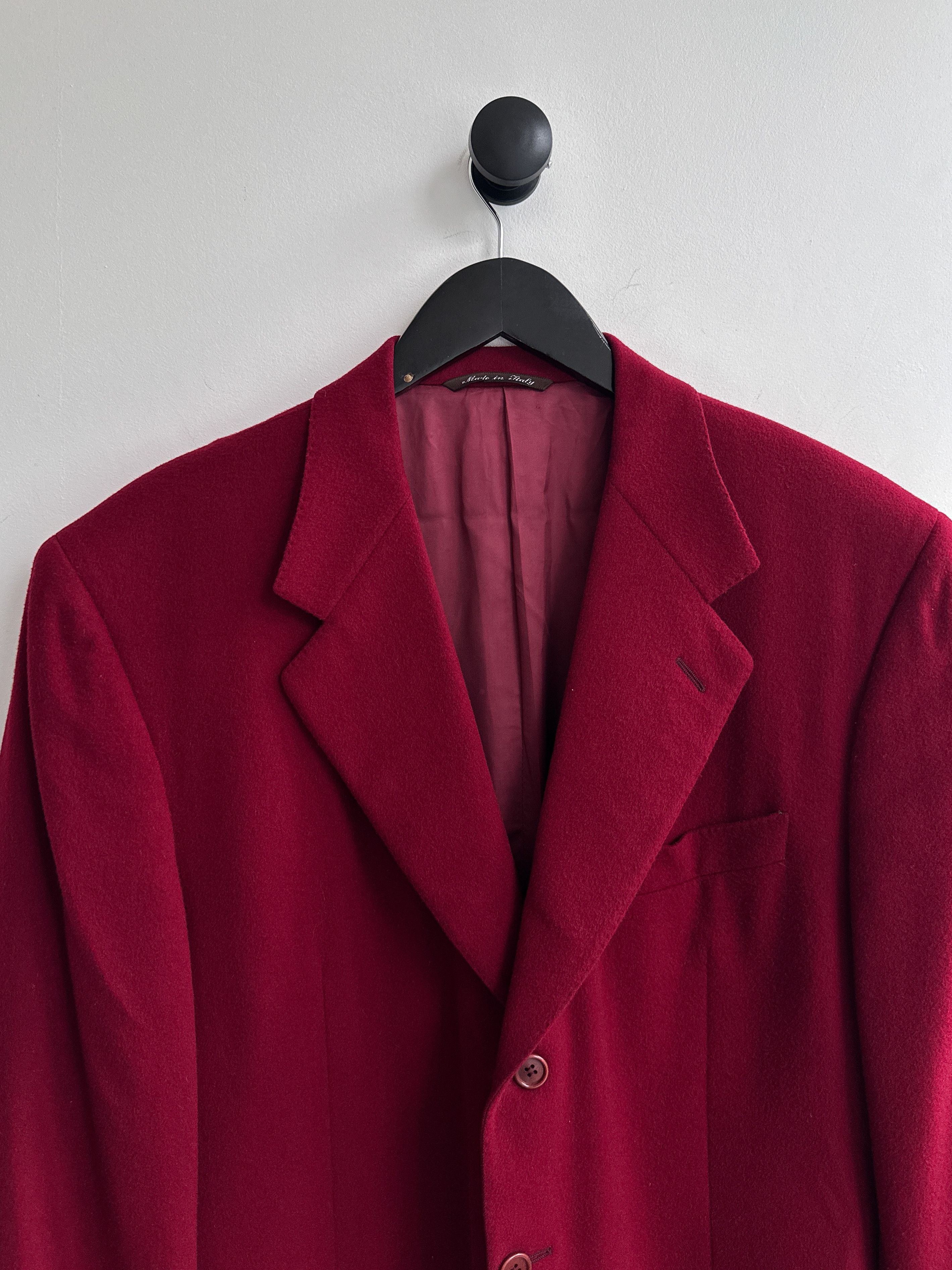 Canali Canali Red Blazer Size 50R - 4 Thumbnail