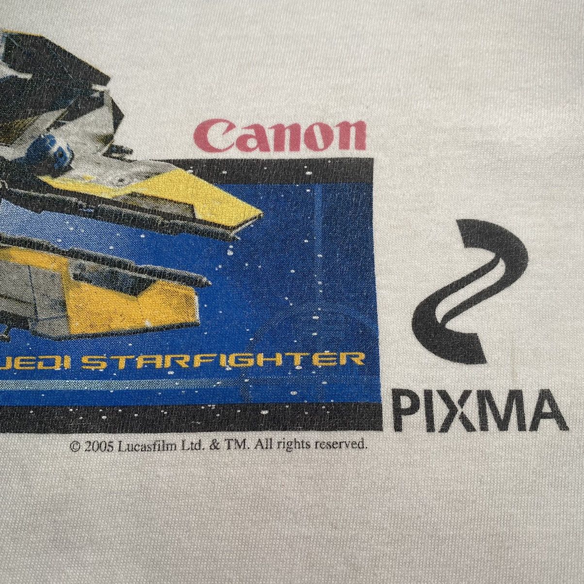 Star Wars RARE! Star Wars Jedi Starfighter ROTS CANON Promo T Shirt Size US XL / EU 56 / 4 - 9 Thumbnail