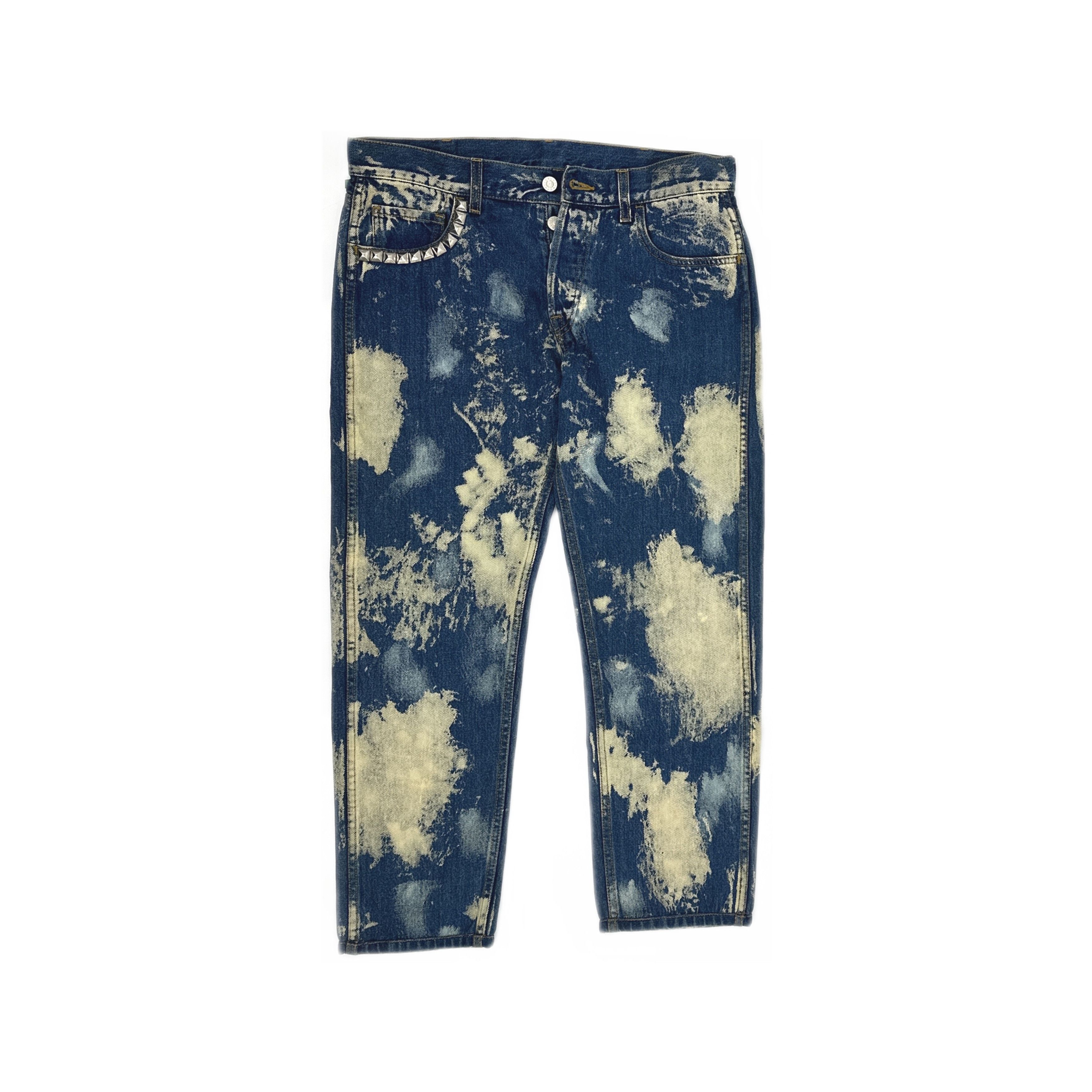 Gucci Gucci Demna Horsebit Jeans in Washed Japanese Denim Size 32