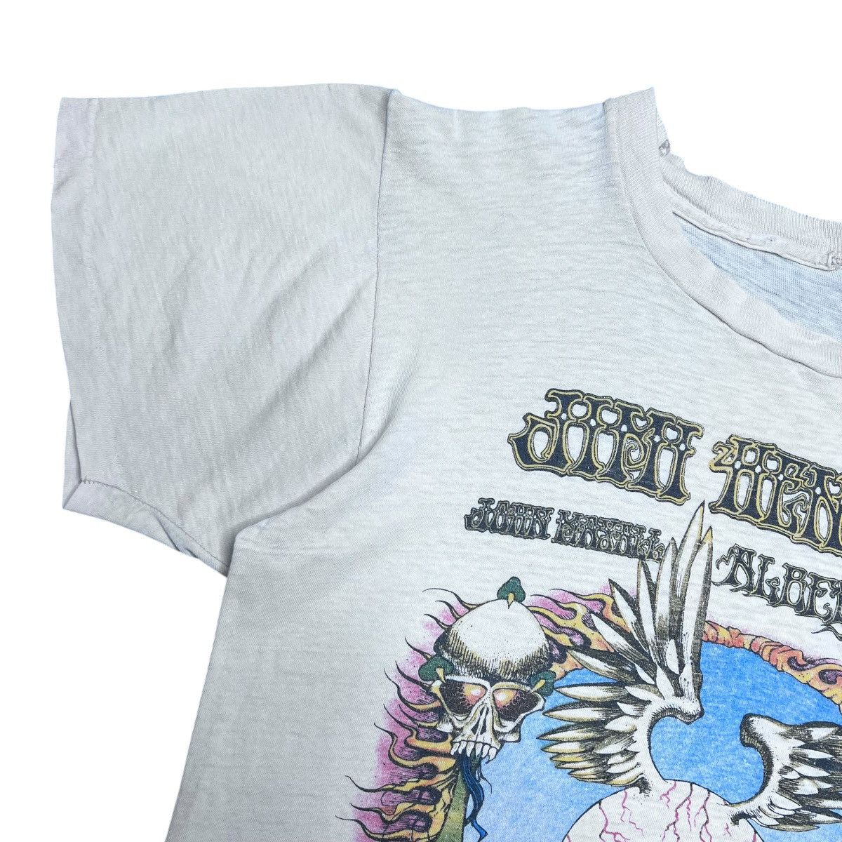 Band Tees 1973 Jimi Hendrix Winterland Eyeball Rick Griffin Art TShirt Size US M / EU 48-50 / 2 - 6 Thumbnail
