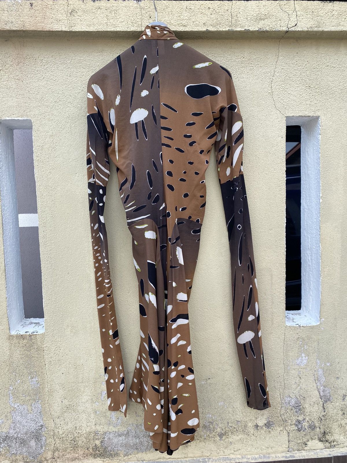 Roberto Cavalli brown silk dress Size M / US 6-8 / IT 42-44 - 12 Thumbnail