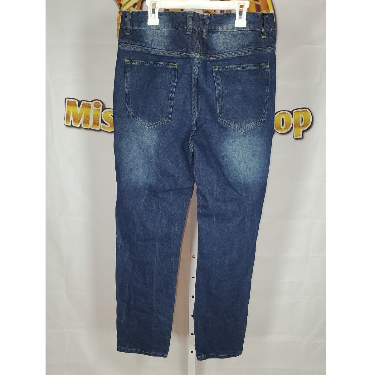 Other Men’s Distressed Blue Jeans Patchwork Bear 98 Design Size 30 Size US 30 / EU 46 - 2 Thumbnail