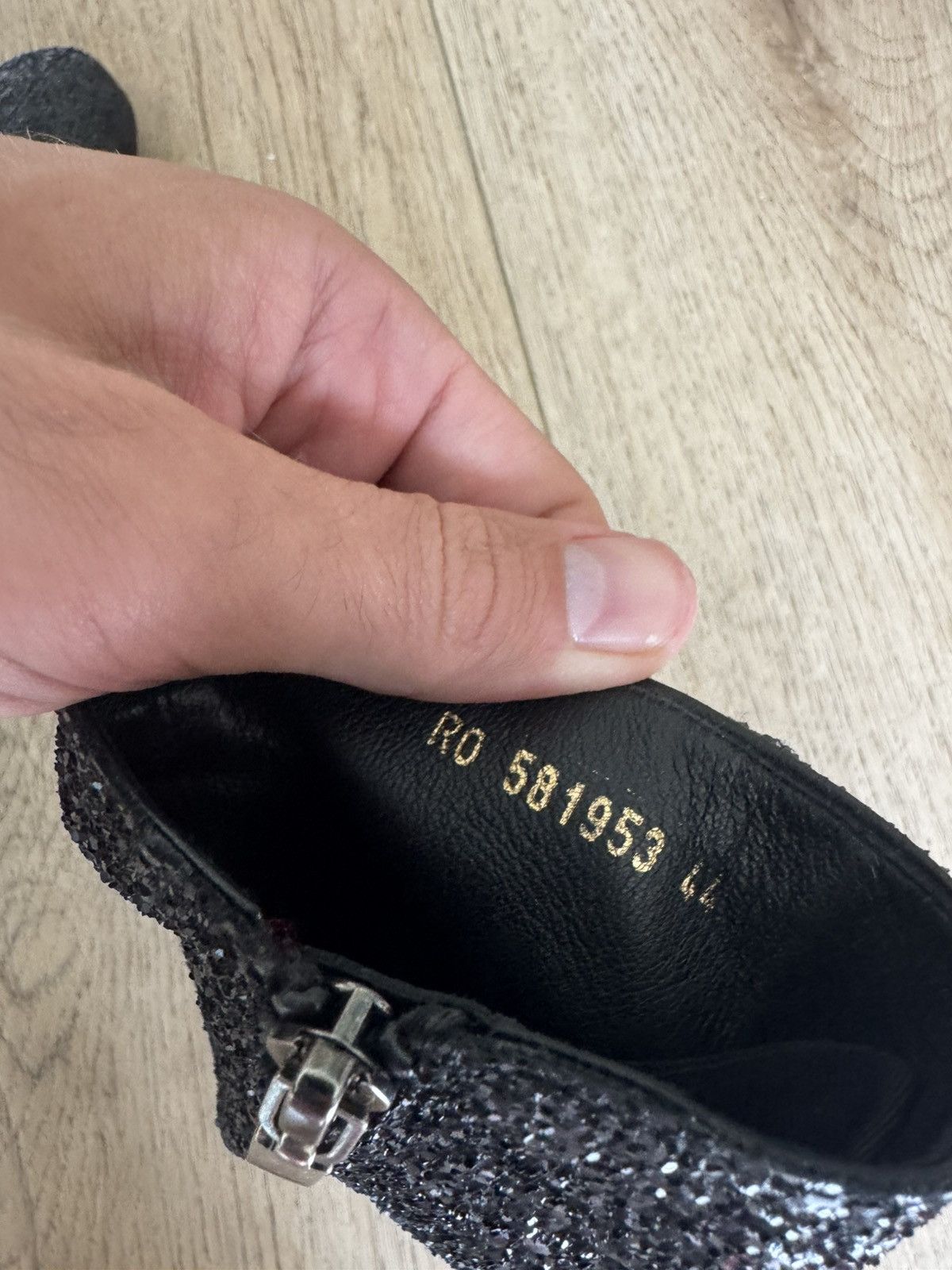 Saint Laurent Paris Caleb Glitter Boots Size US 11 / EU 44 - 6 Thumbnail
