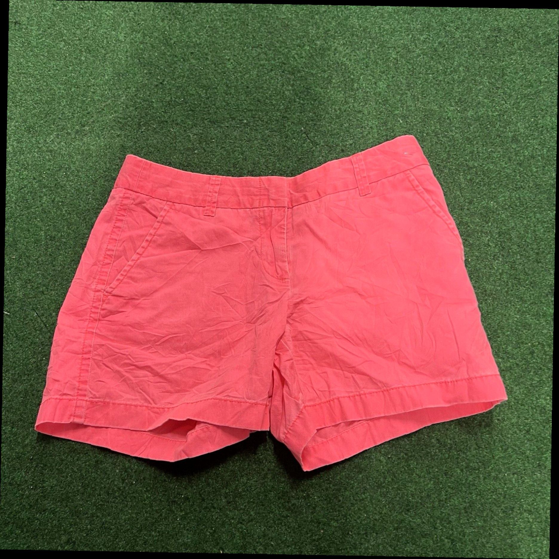 J.Crew J.Crew Womens Chino Broken In Pink Shorts Size 2 100% Cotton Size 26" / US 2 / IT 38 - 1 Thumbnail
