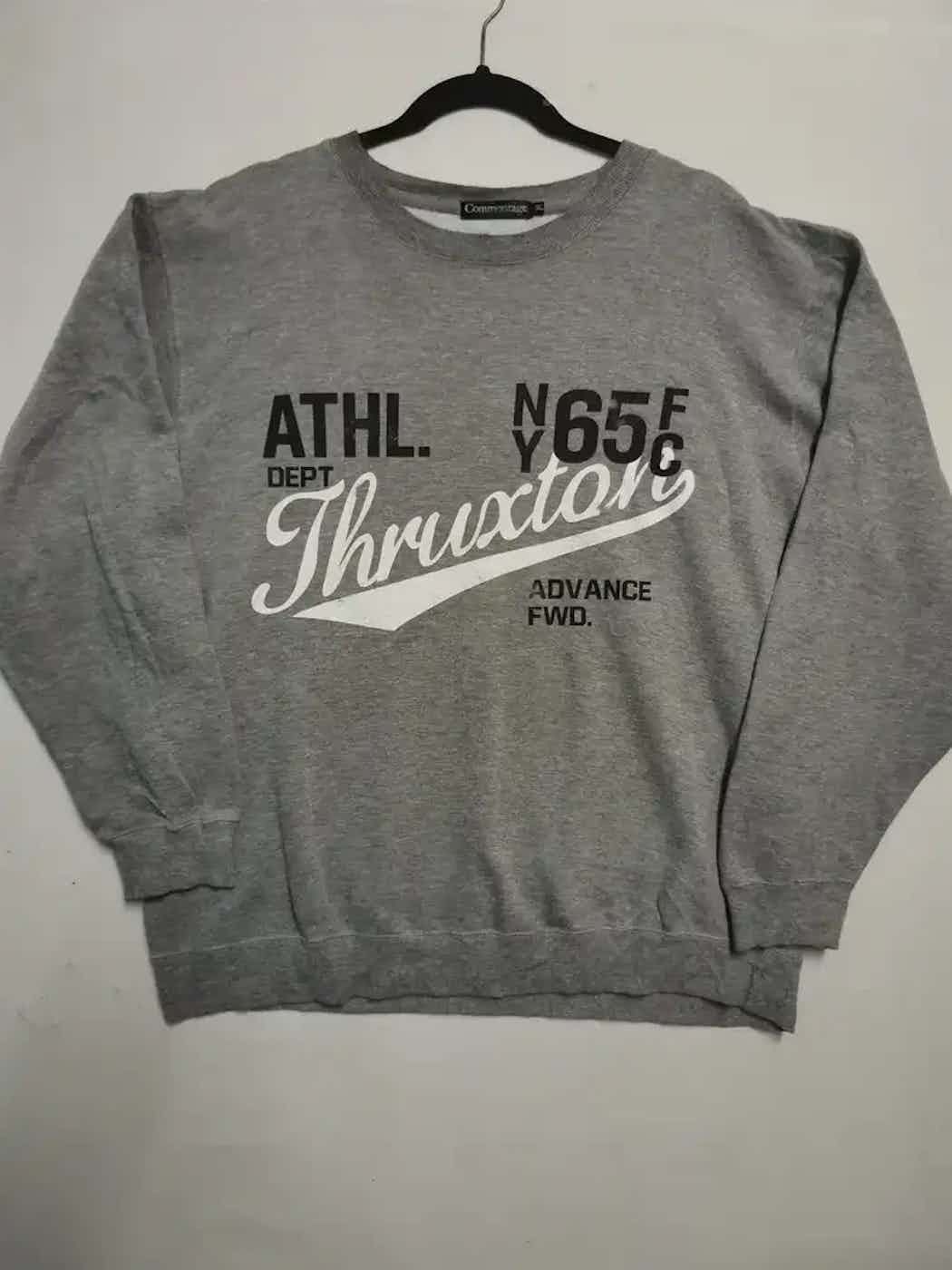 Vintage Vintage Commontage Thruxtons Big Logo Sweatshirt Size US XL / EU 56 / 4 - 1 Thumbnail